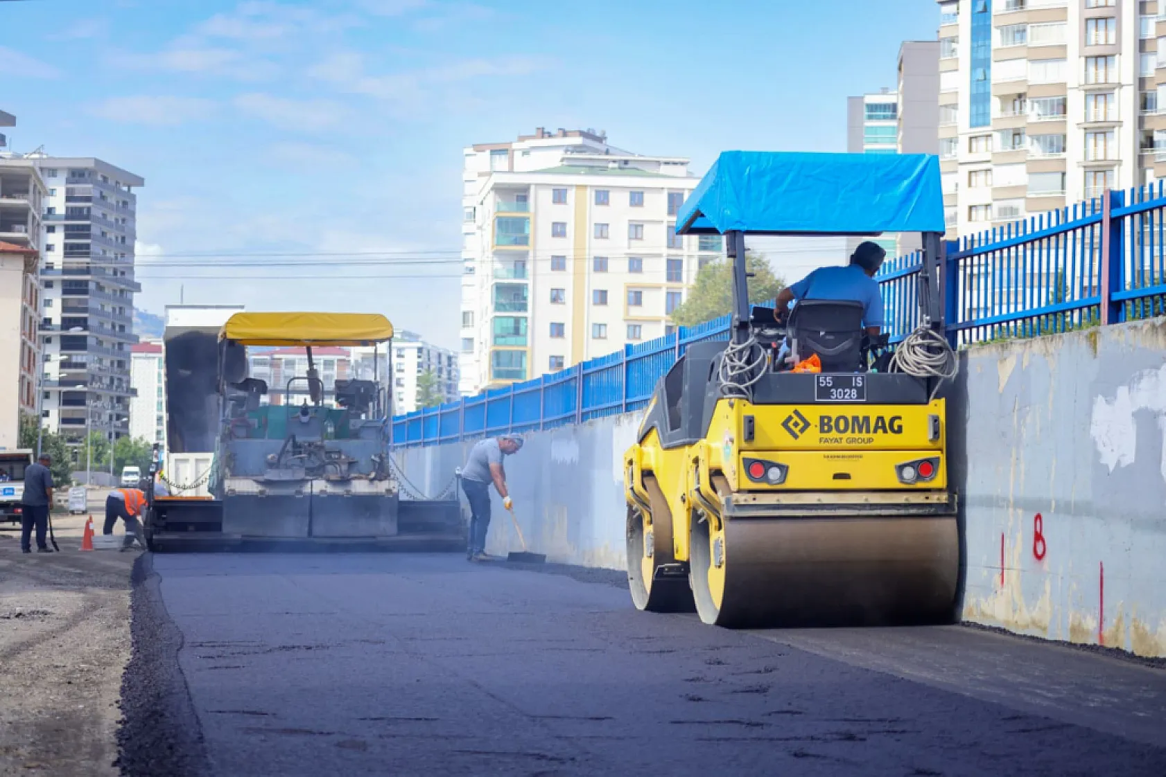 İlkadım'da yollara konfor dokunuşu