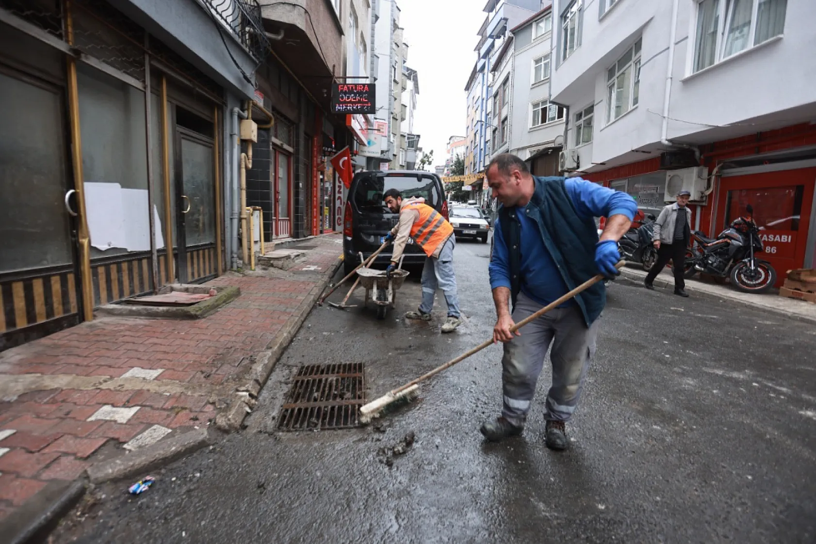 Canik'te sağanak önlemi: Ekipler sahada