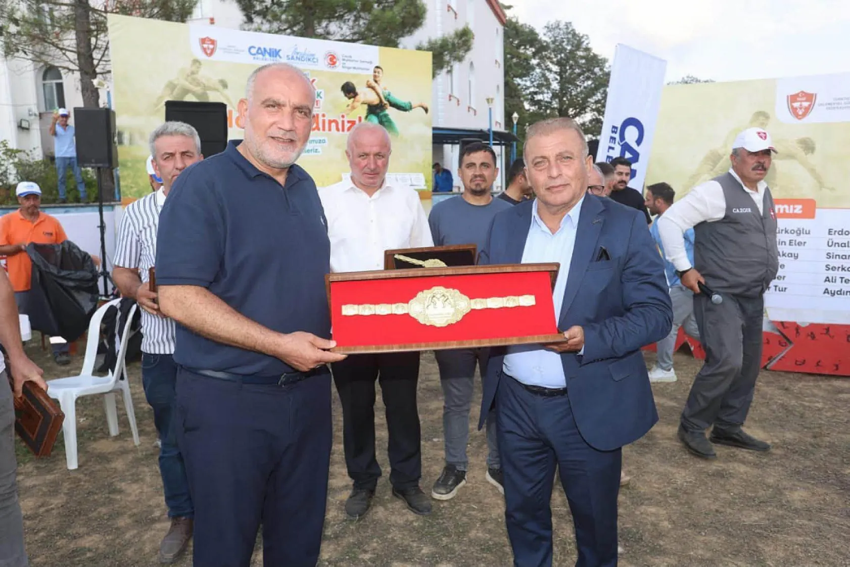Canik'te Güreş Festivali Nefesleri Kesti