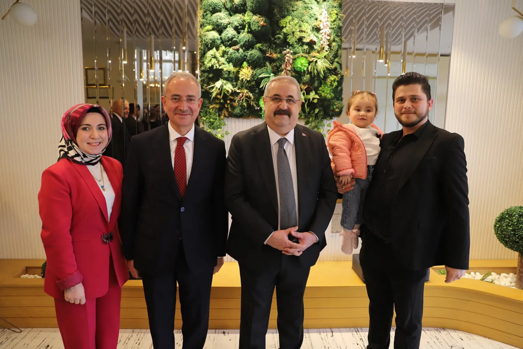 Çarşamba protokolü bayramda bir araya geldi