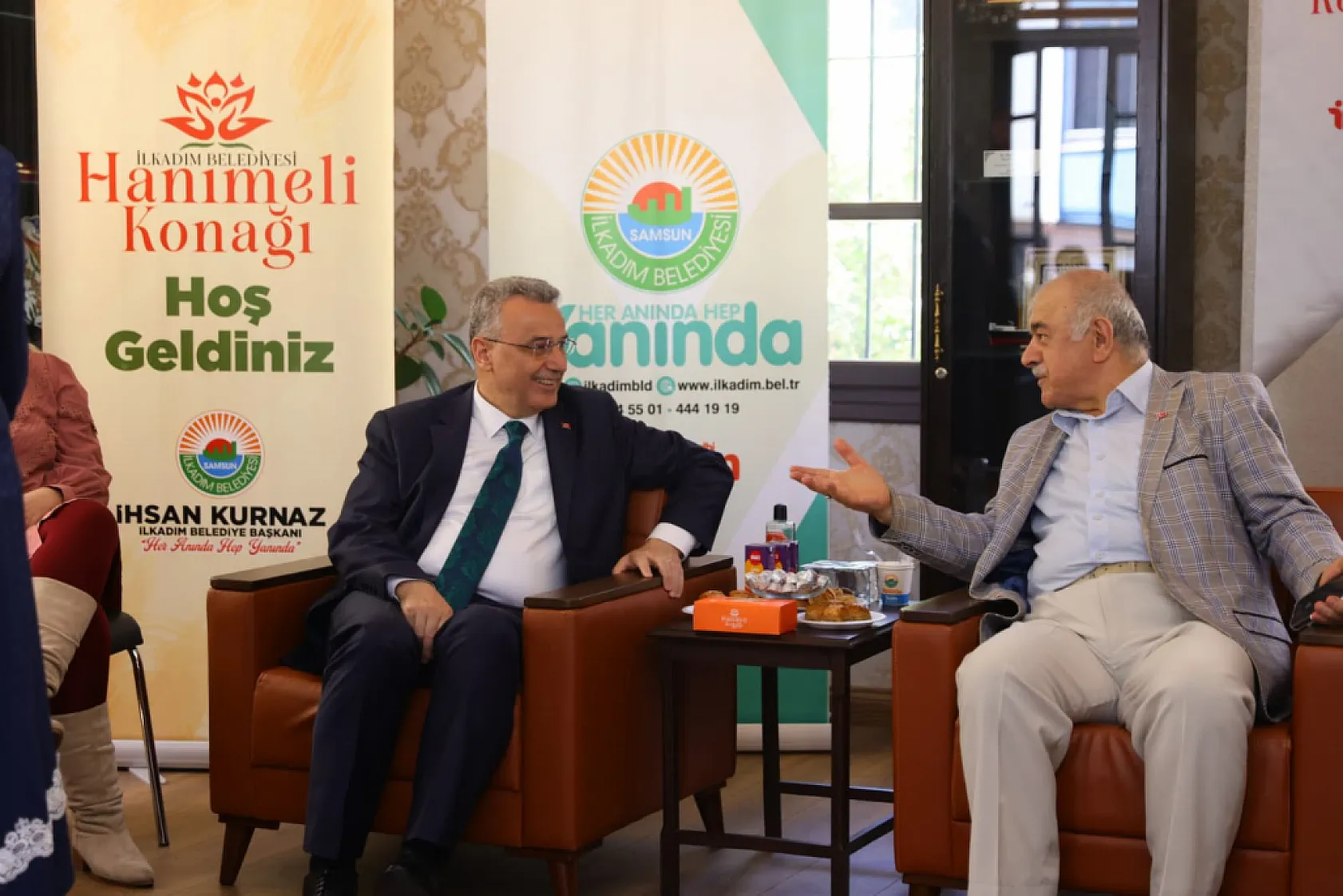 İlkadım'da bayram coşkusu yeni tesiste! Başkan Kurnaz Hanımeli Konağı'nda vatandaşla buluştu...