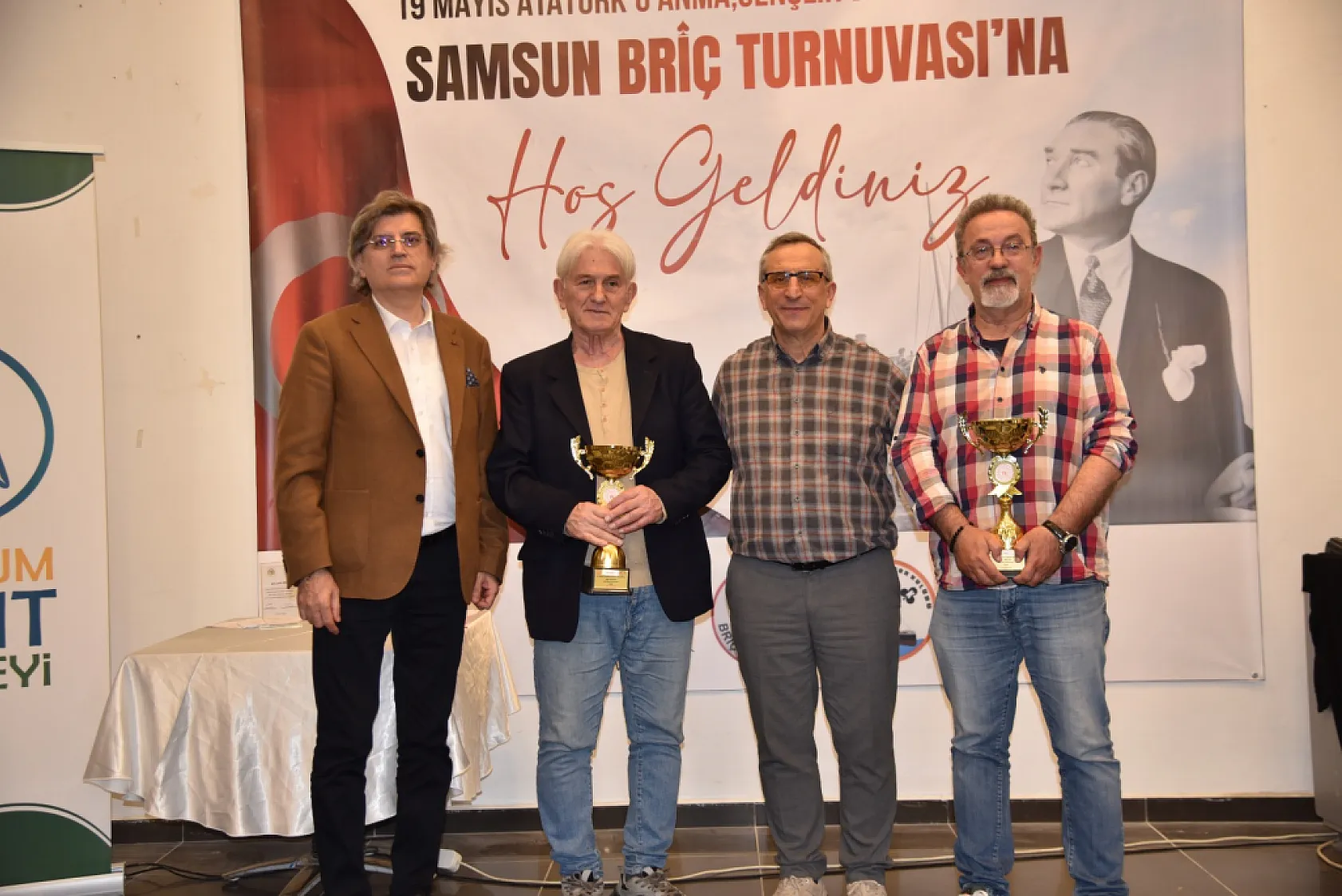 Atakum'da İlk Briç Turnuvasına Yoğun Katılım