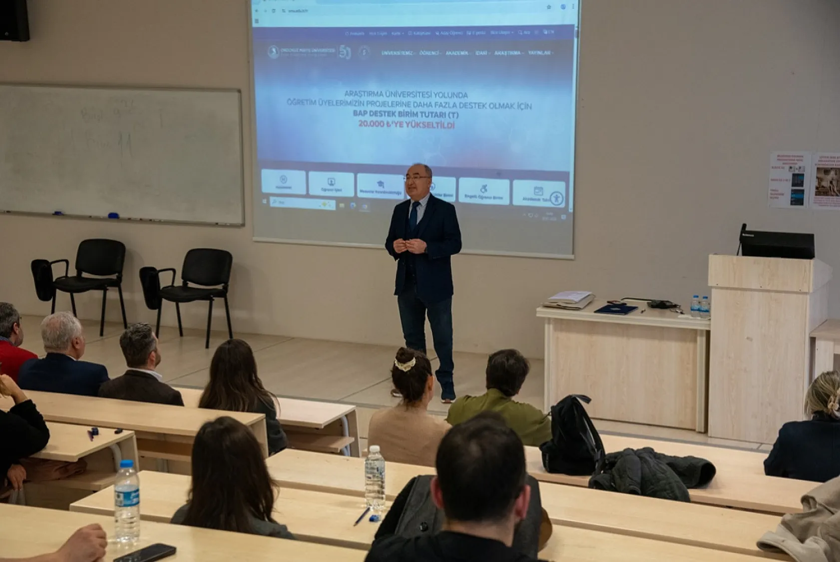 OMÜ'de deney hayvanları sertifika programının teorik aşaması tamamlandı