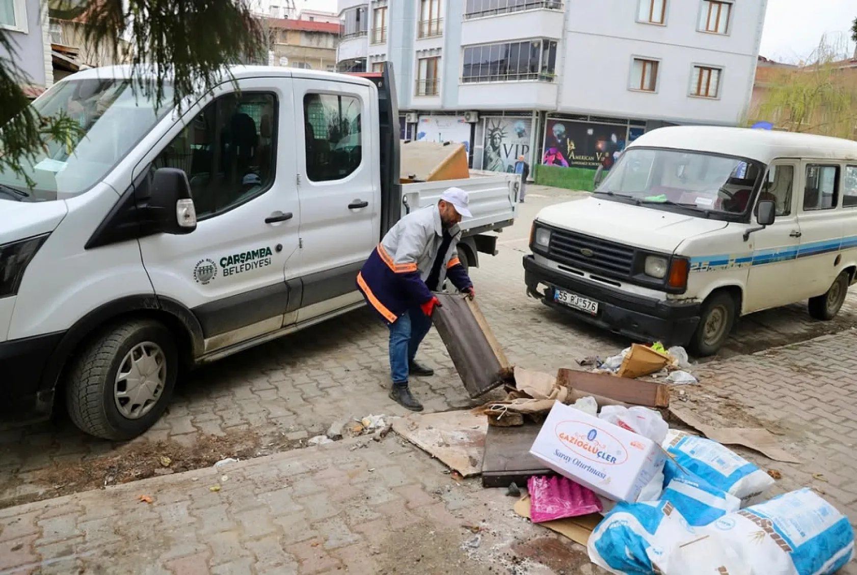 Çarşamba Belediyesi'nde bayram mesaisi Ramazan Bayramına hummalı hazırlık