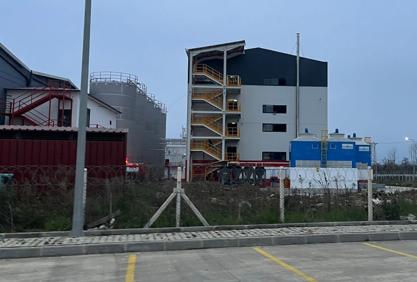 Çarşamba OSB'de Yağ Fabrikasında Korkutan Duman