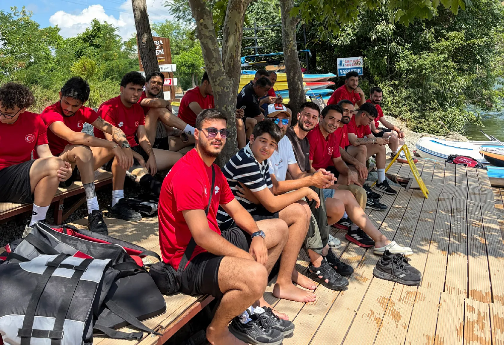 Milli Sporculardan Bafra'da Kano Keyfi