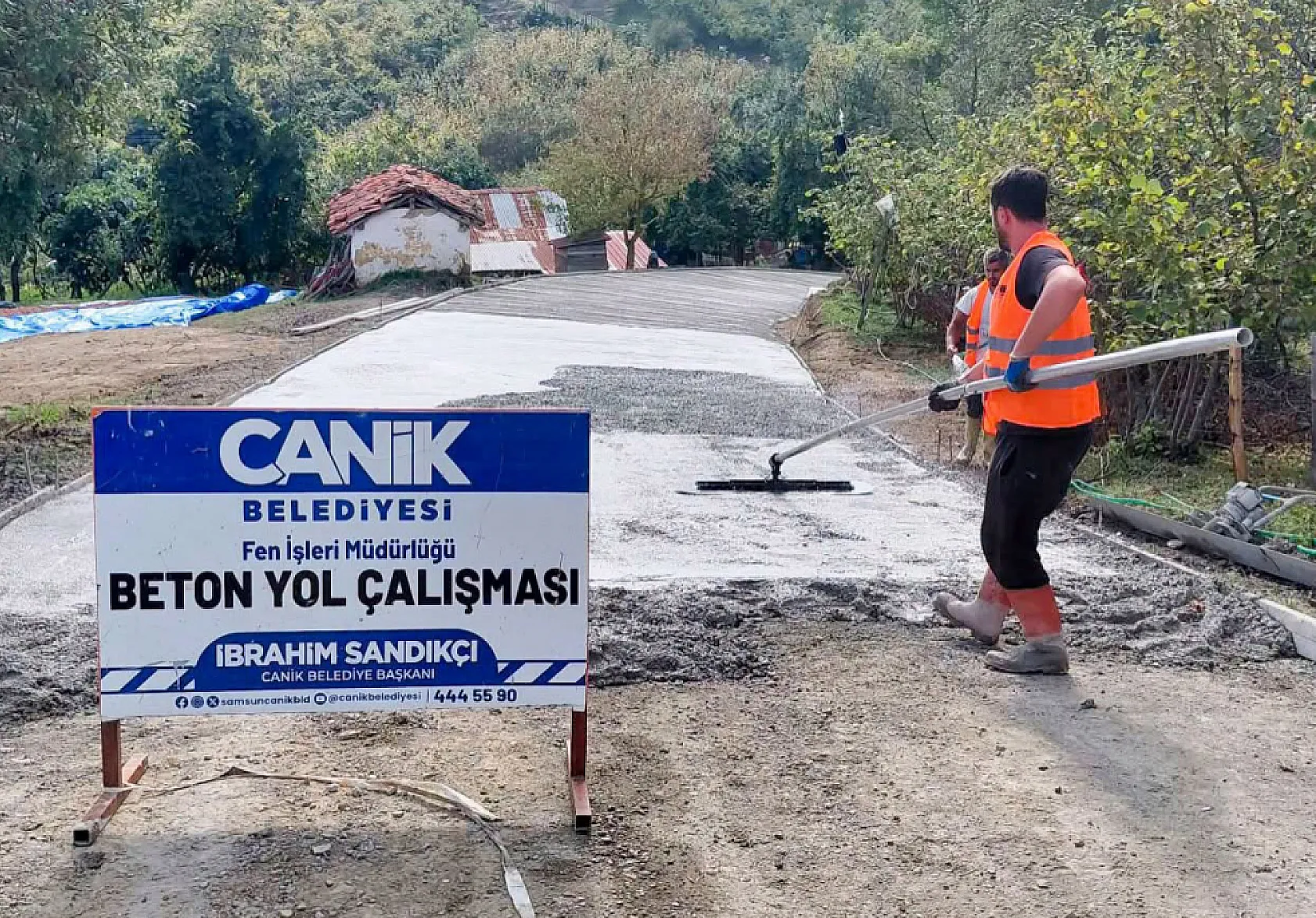 Canik'te Ulaşım Altyapısı İçin Çalışmalar Hız Kesmeden Sürüyor