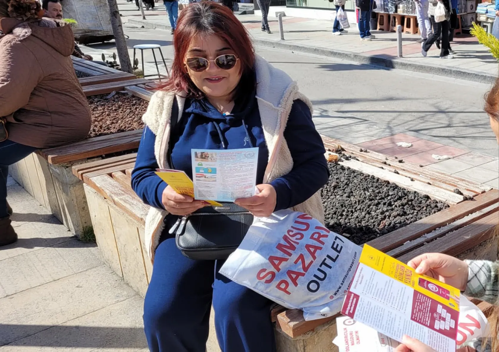 Samsun'da vatandaşlara dolandırıcılık ve KADES bilgilendirmesi