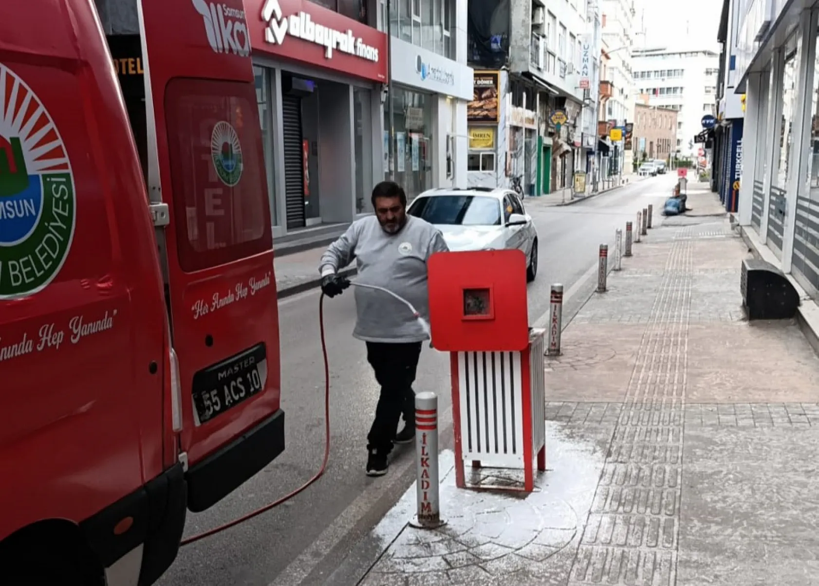 İlkadım'da Temizliğe Mobil Müdahale