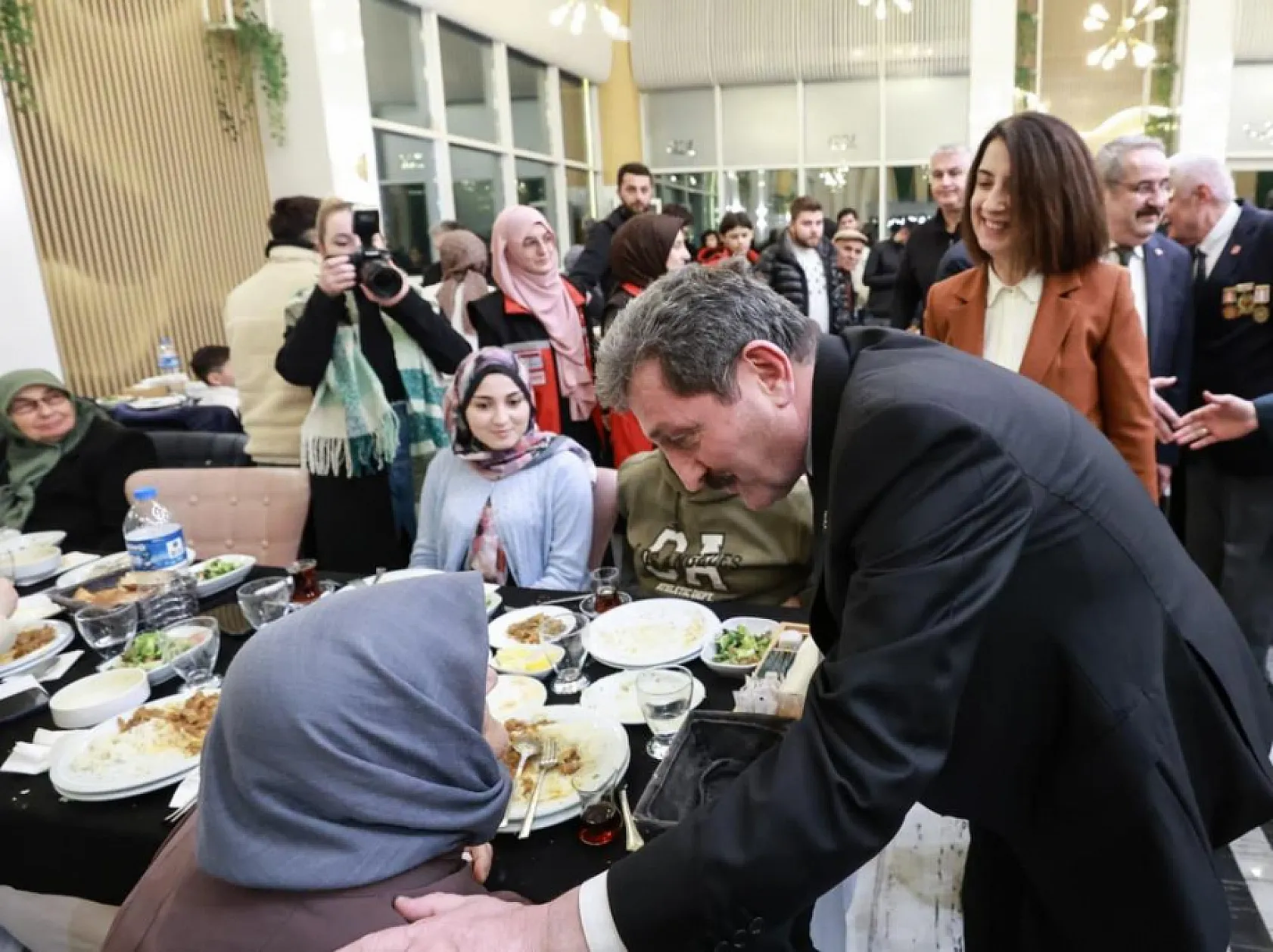 Çarşamba'da şehit aileleri ve gaziler iftarda buluştu