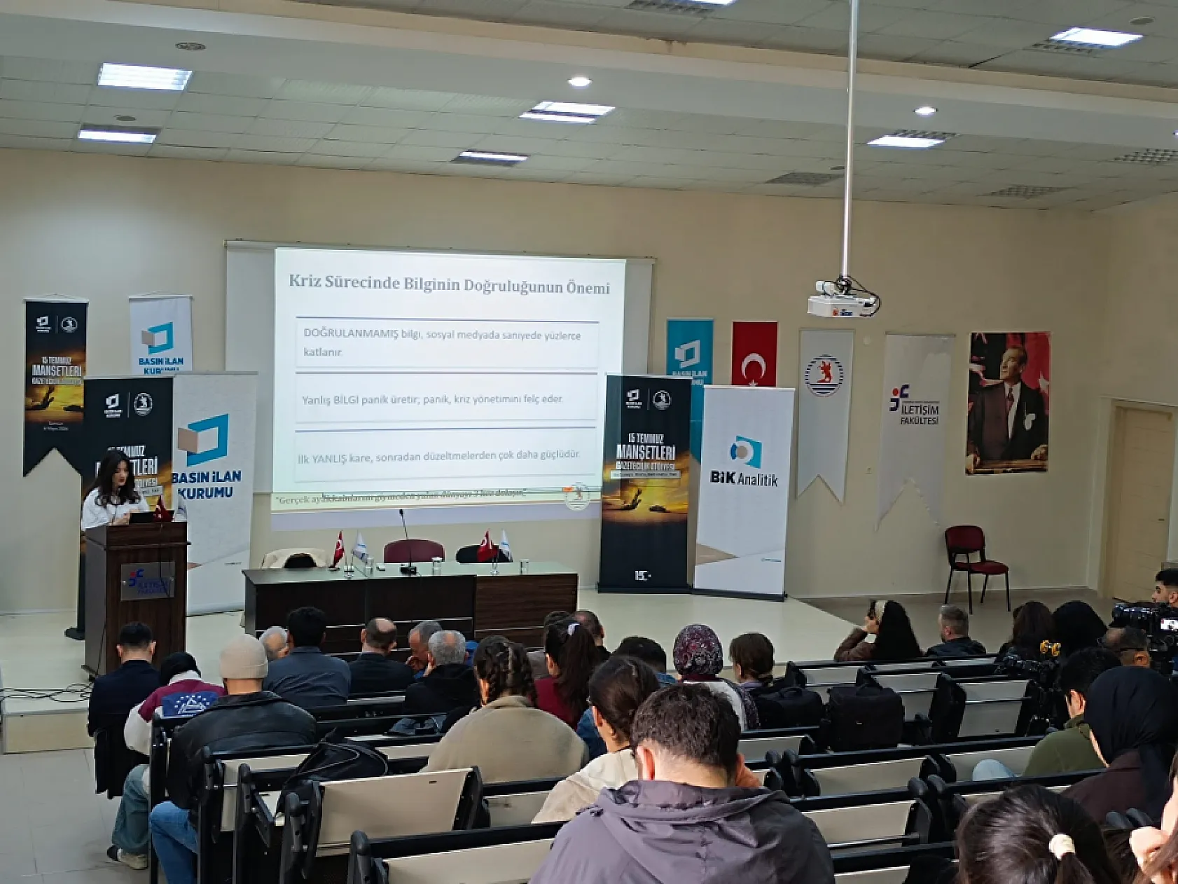 OMÜ'de '15 Temmuz Manşetleri Atölyesi' düzenlendi