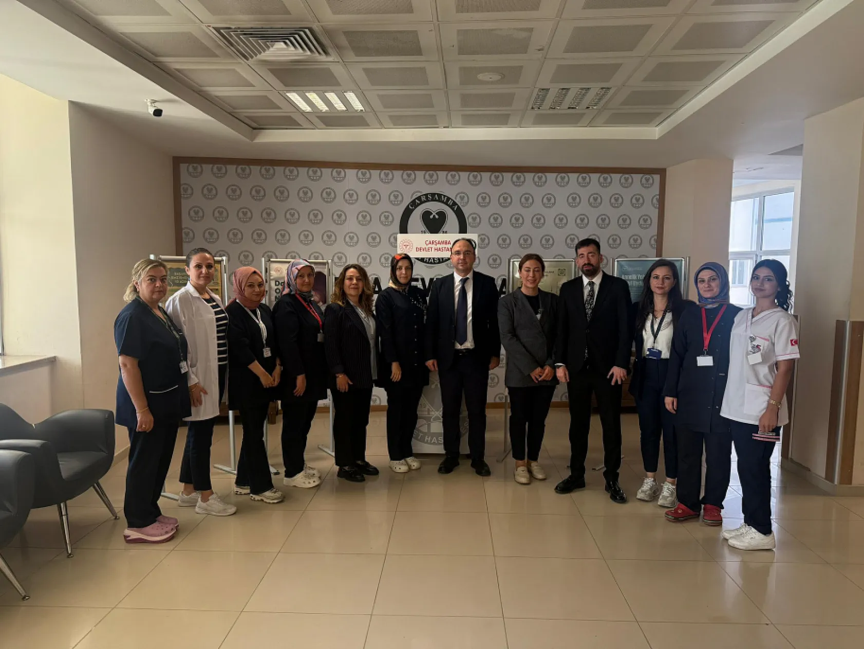 Çarşamba Devlet Hastanesinde 11 ayda 1,2 milyon muayene 2025'te rekor sayıda hizmet verildi