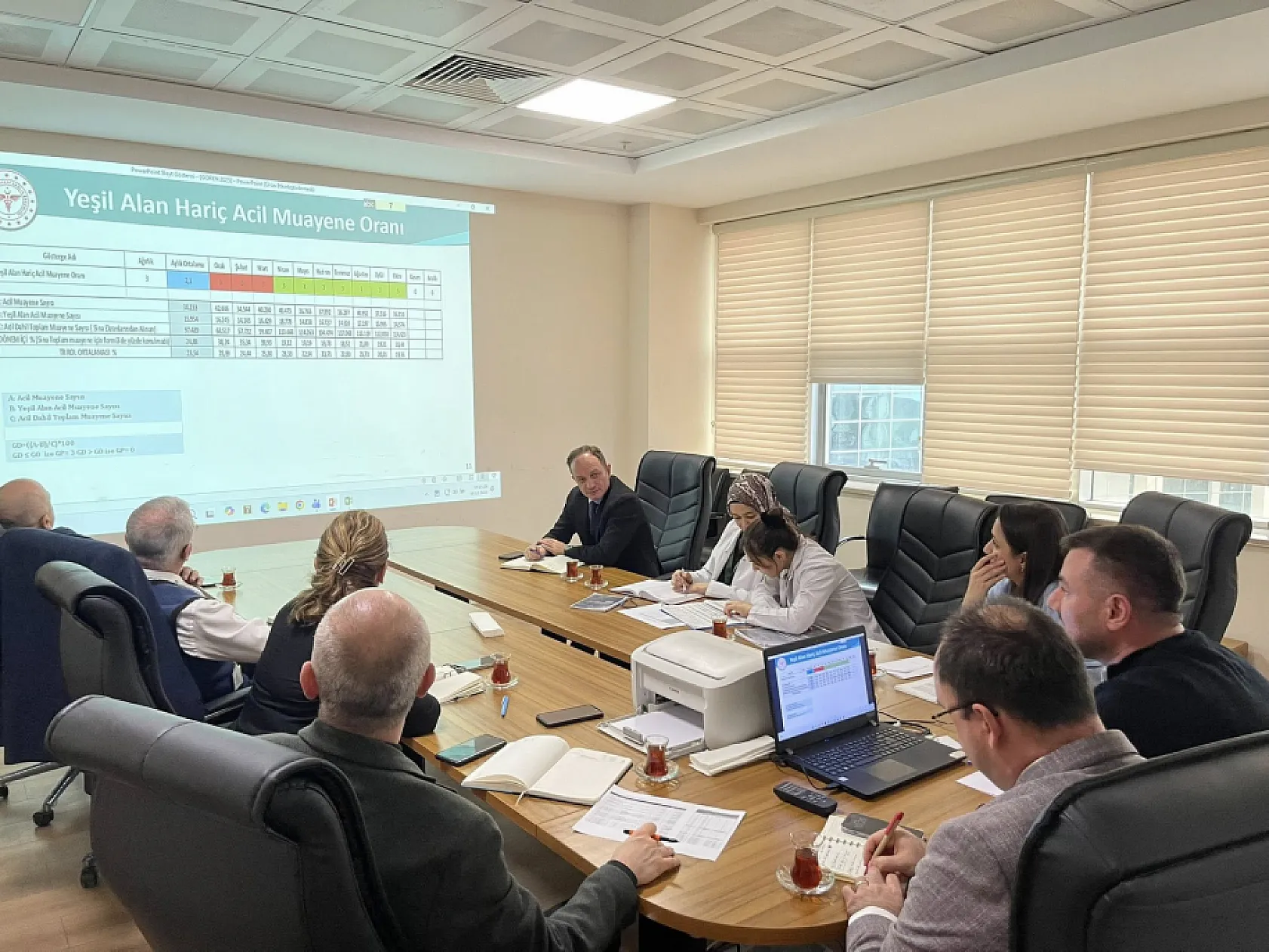 Çarşamba Devlet Hastanesinde 11 ayda 1,2 milyon muayene 2025'te rekor sayıda hizmet verildi