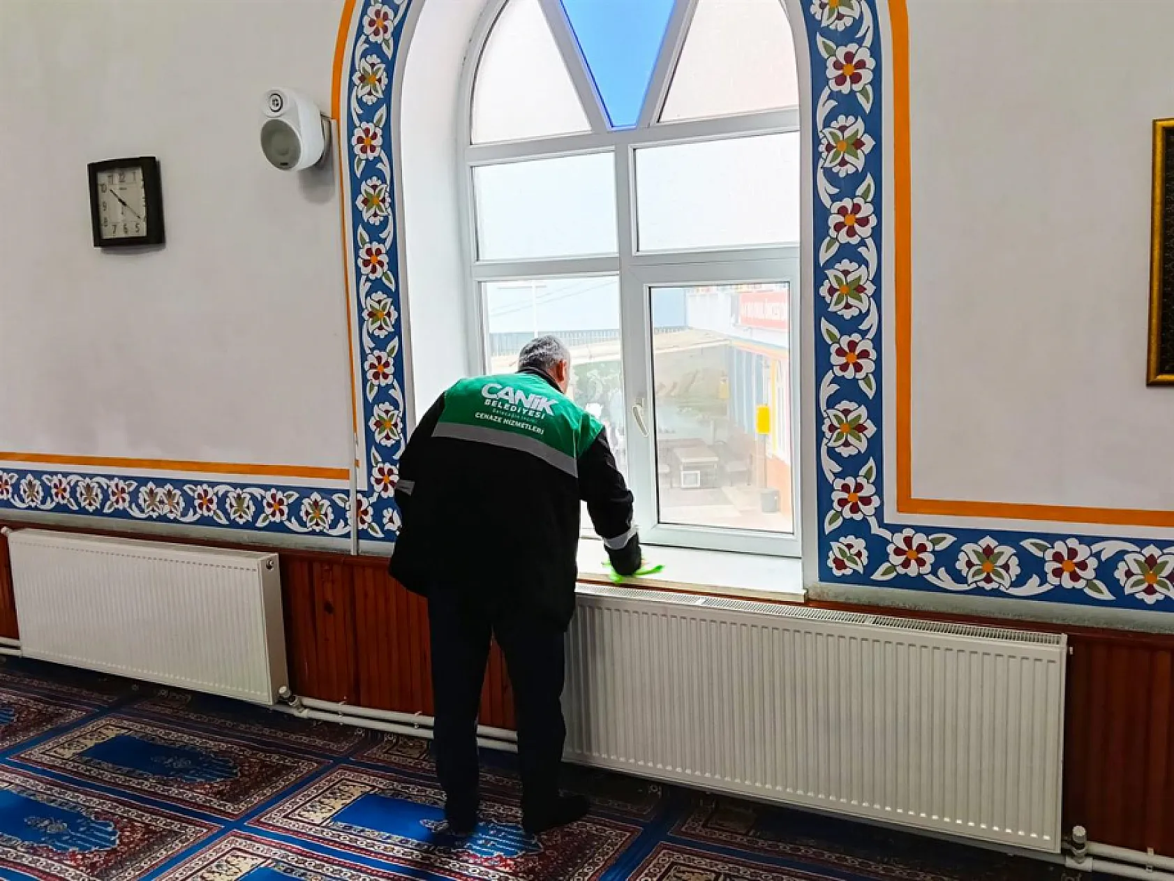Canik'te camiler Ramazan'a pırıl pırıl hazırlanıyor