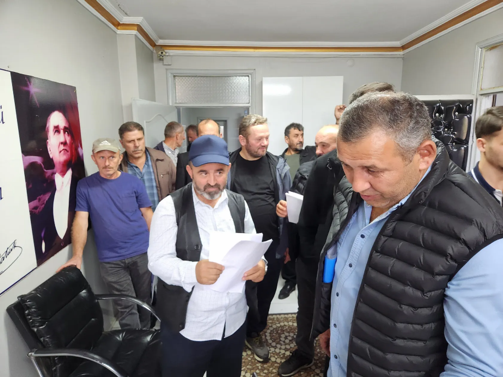 Çarşamba'da servis şoförlerine güzergâh belgeleri verildi