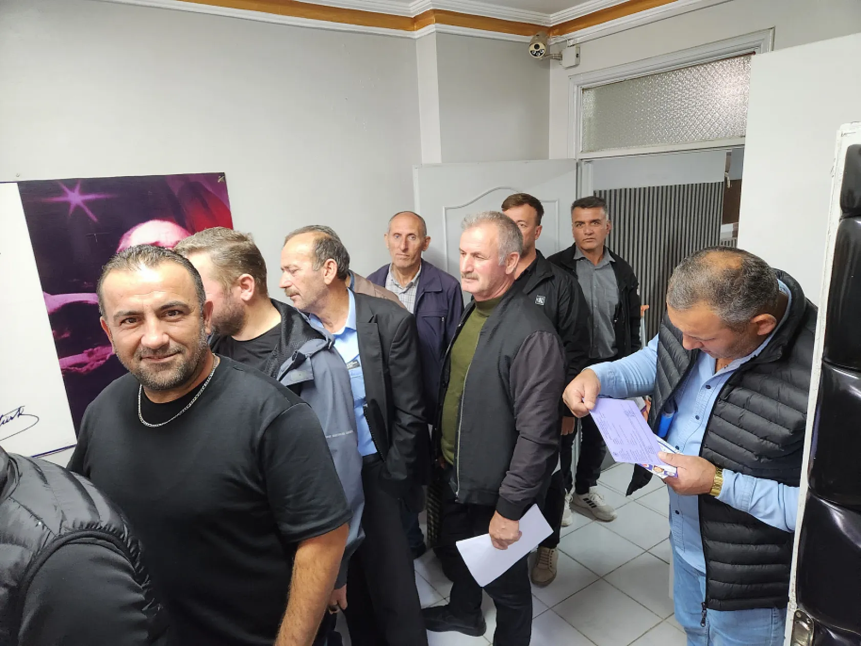 Çarşamba'da servis şoförlerine güzergâh belgeleri verildi