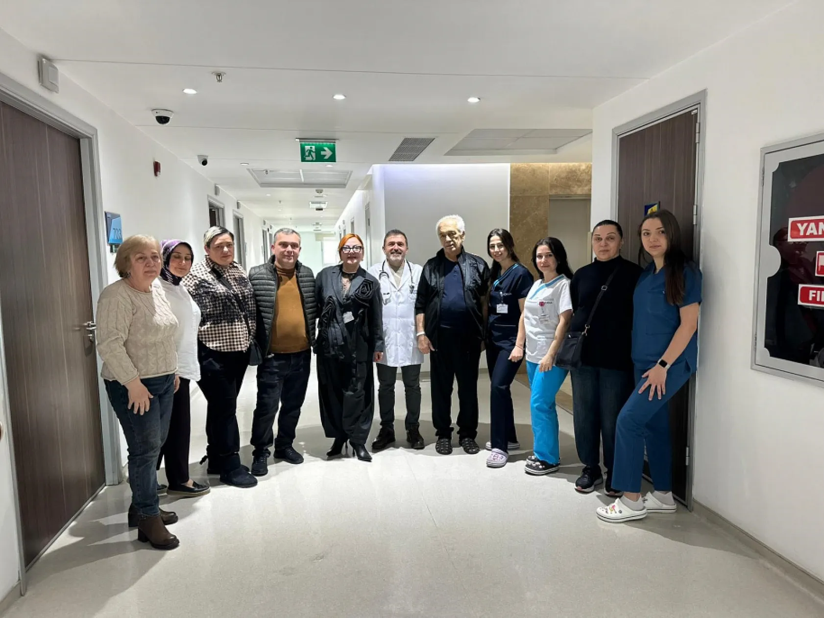 Gürcistan'dan Samsun'a uzanan zorlu tedavi süreci başarıyla tamamlandı