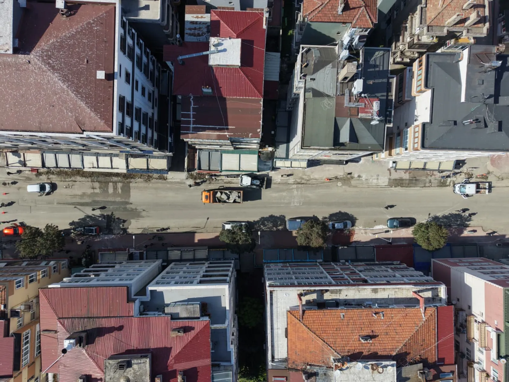 Samsun'da yol atağı: İstiklal Caddesi trafiğe kapatıldı