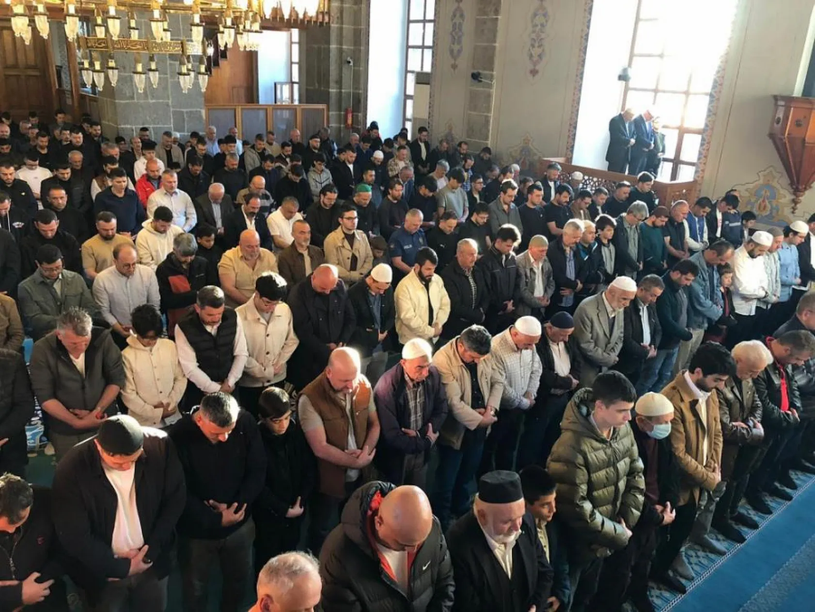 Büyük Cami'de Bayram Buluşması! Tekbirler Samsun'da Yükseldi
