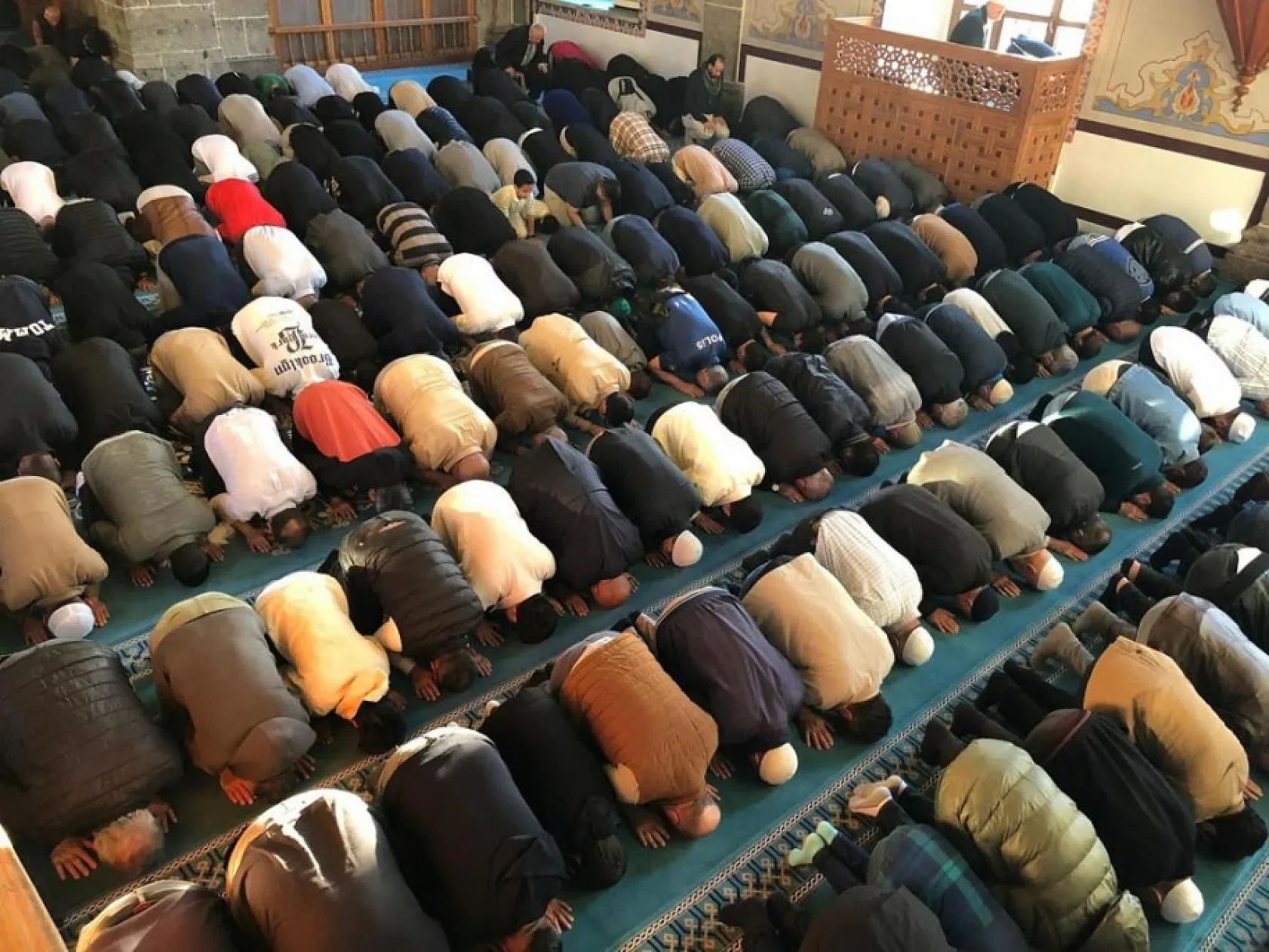 Büyük Cami'de Bayram Buluşması! Tekbirler Samsun'da Yükseldi