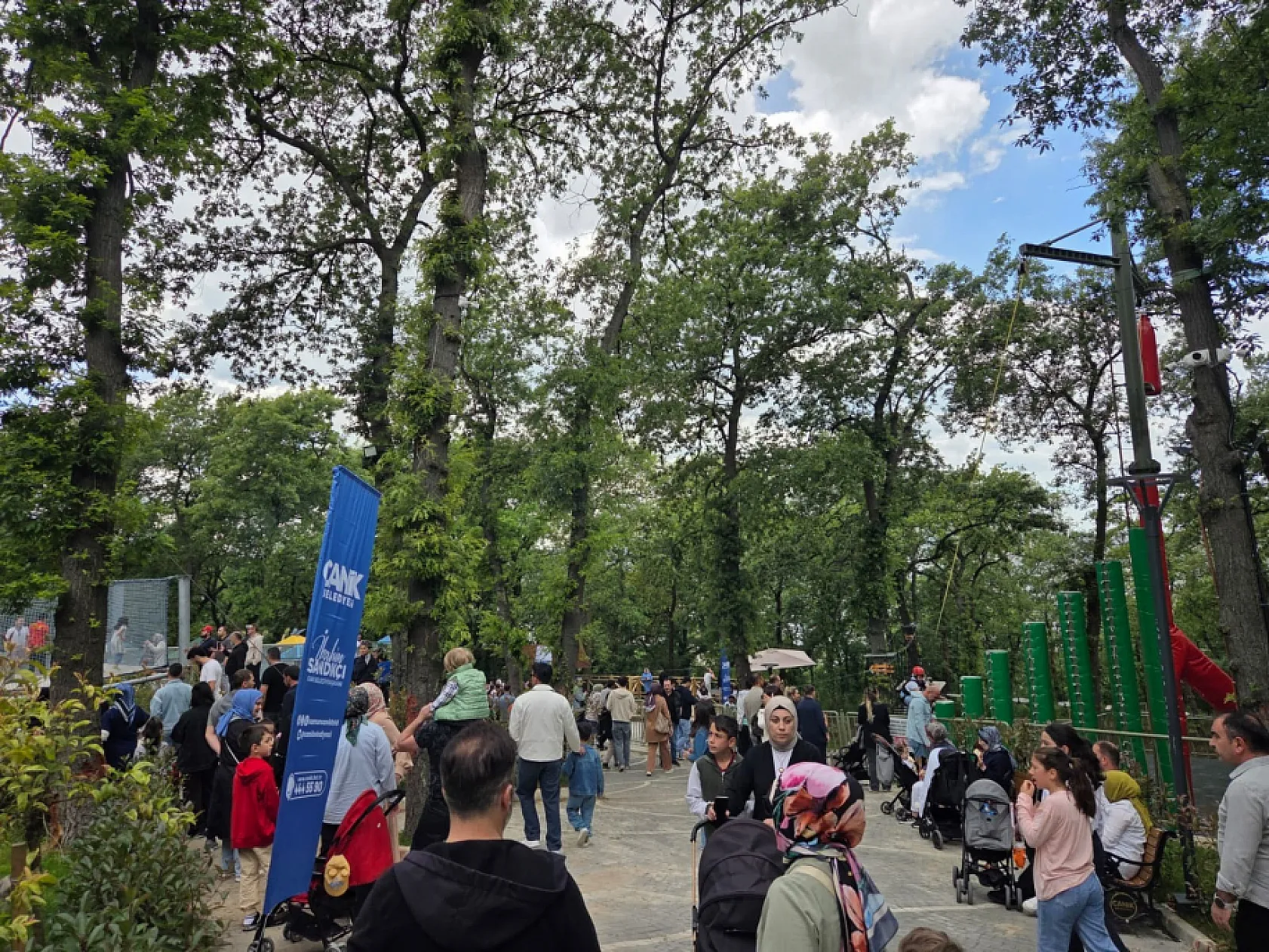 Samsun'da adrenalin patlaması: Canik Macera Parkı bayramda rekor kırdı!