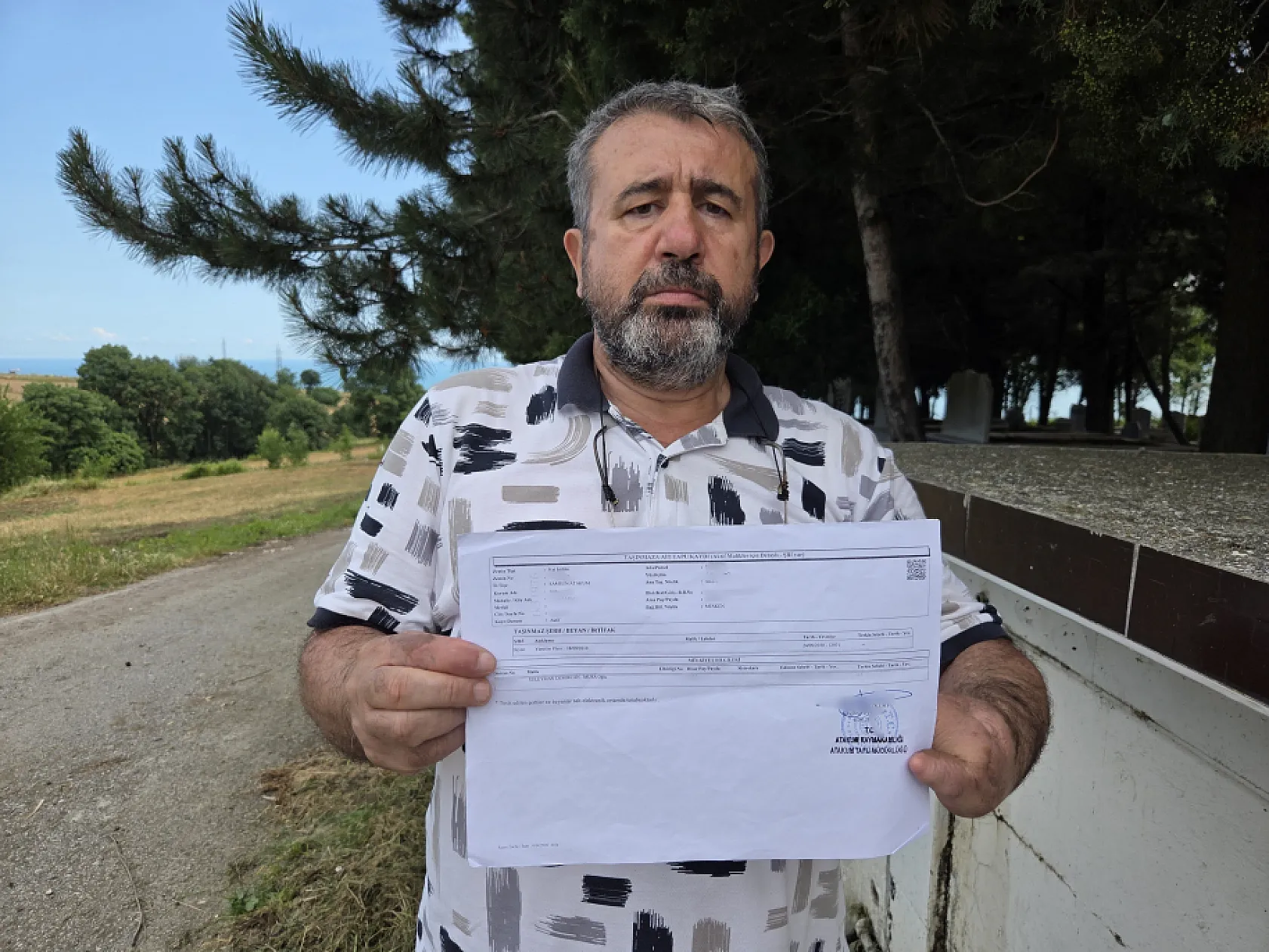 Samsun'da kiracı krizi mezarlığa taşındı