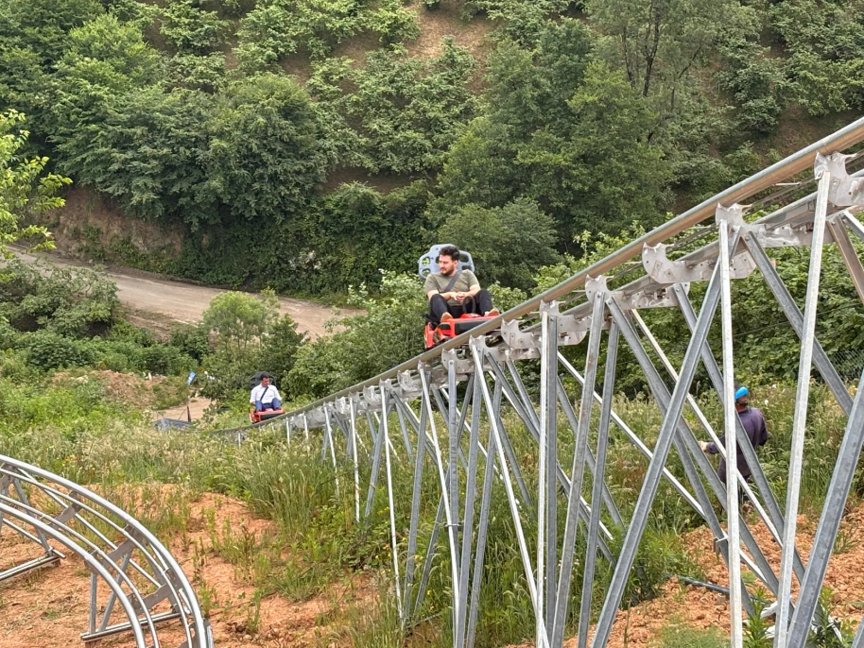 Karadeniz'de bir ilk: En uzun dağ kızağı ziyaretçilerini bekliyor