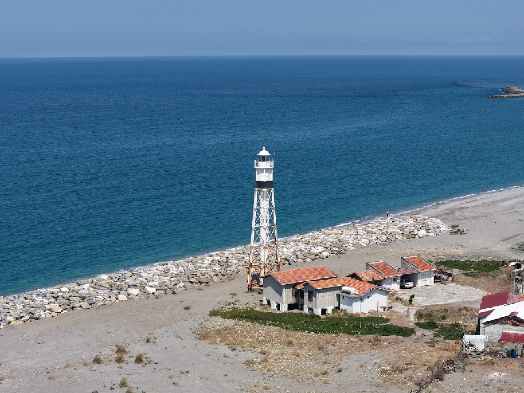 146 yıllık Bafra Deniz Feneri Karadeniz'e ışık tutuyor