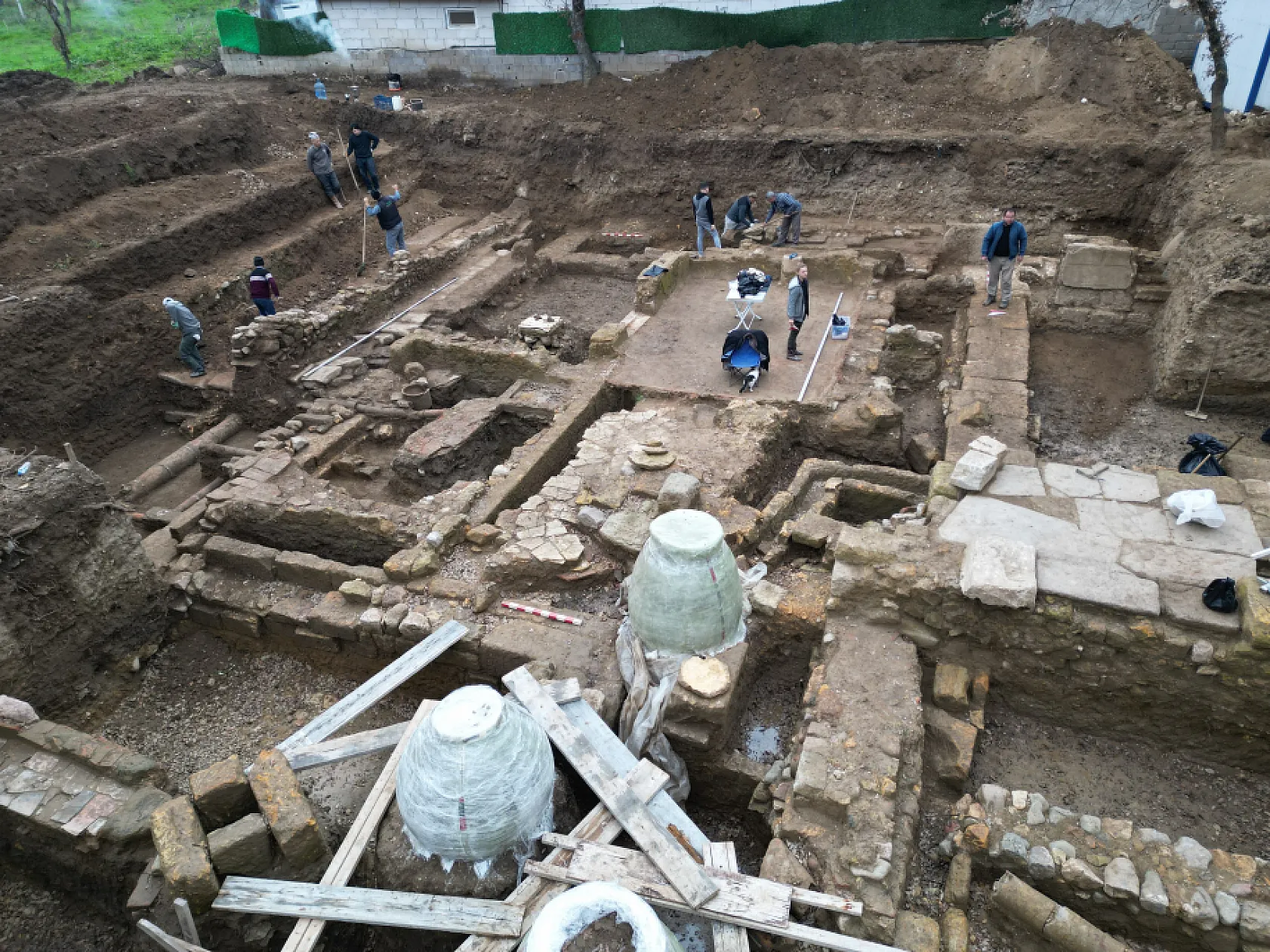 Adramytteion'da Roma villasının izleri ortaya çıkarıldı
