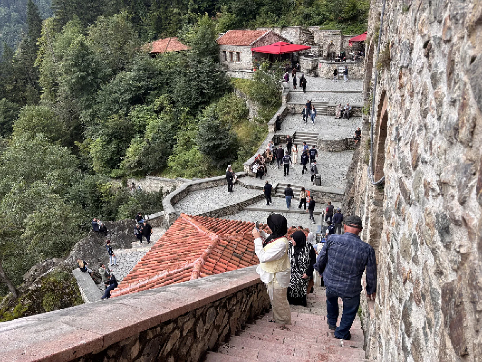 Sümela Manastırı'nda ziyaretçi rekoru