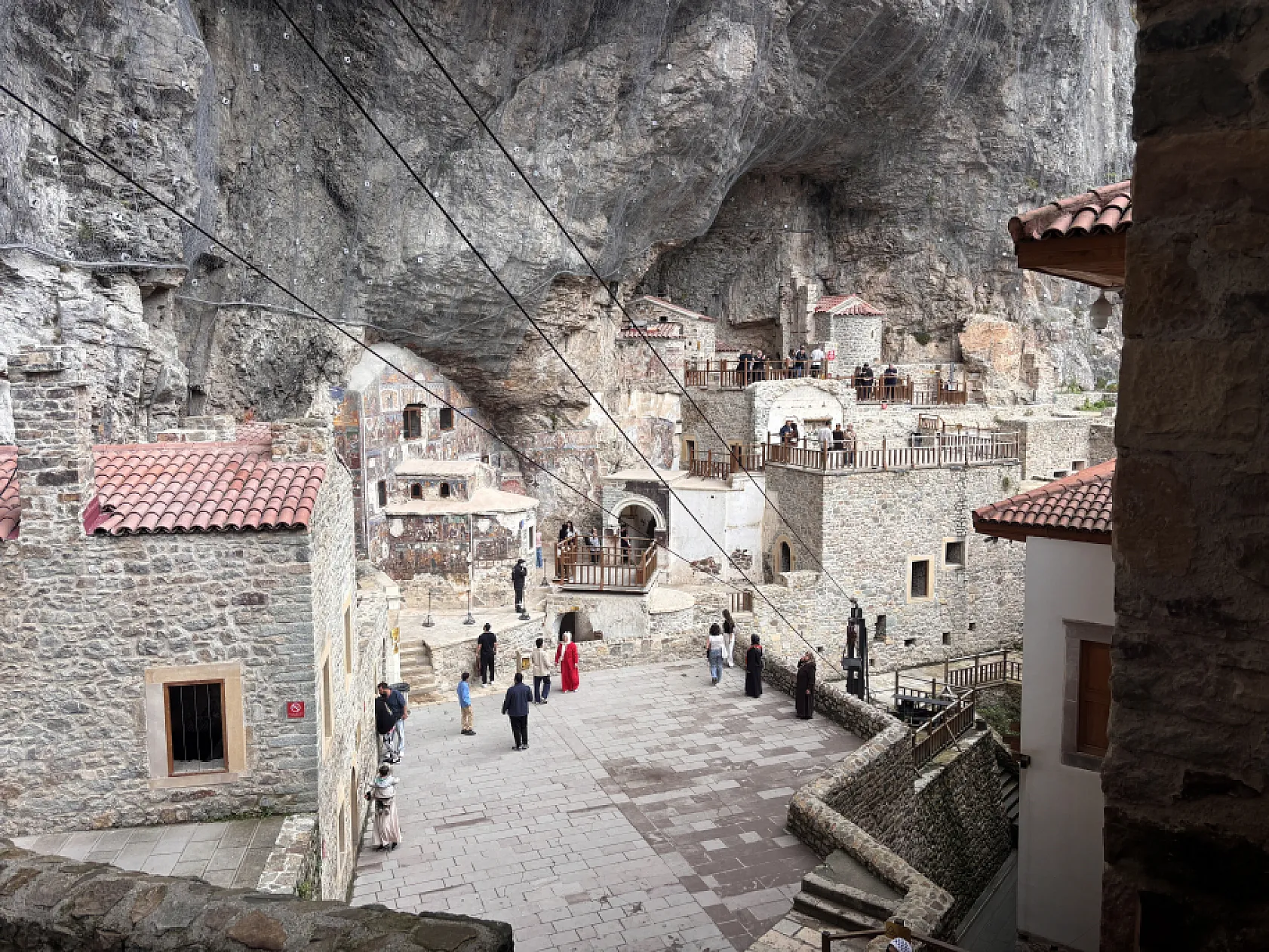 Sümela Manastırı'nda ziyaretçi rekoru