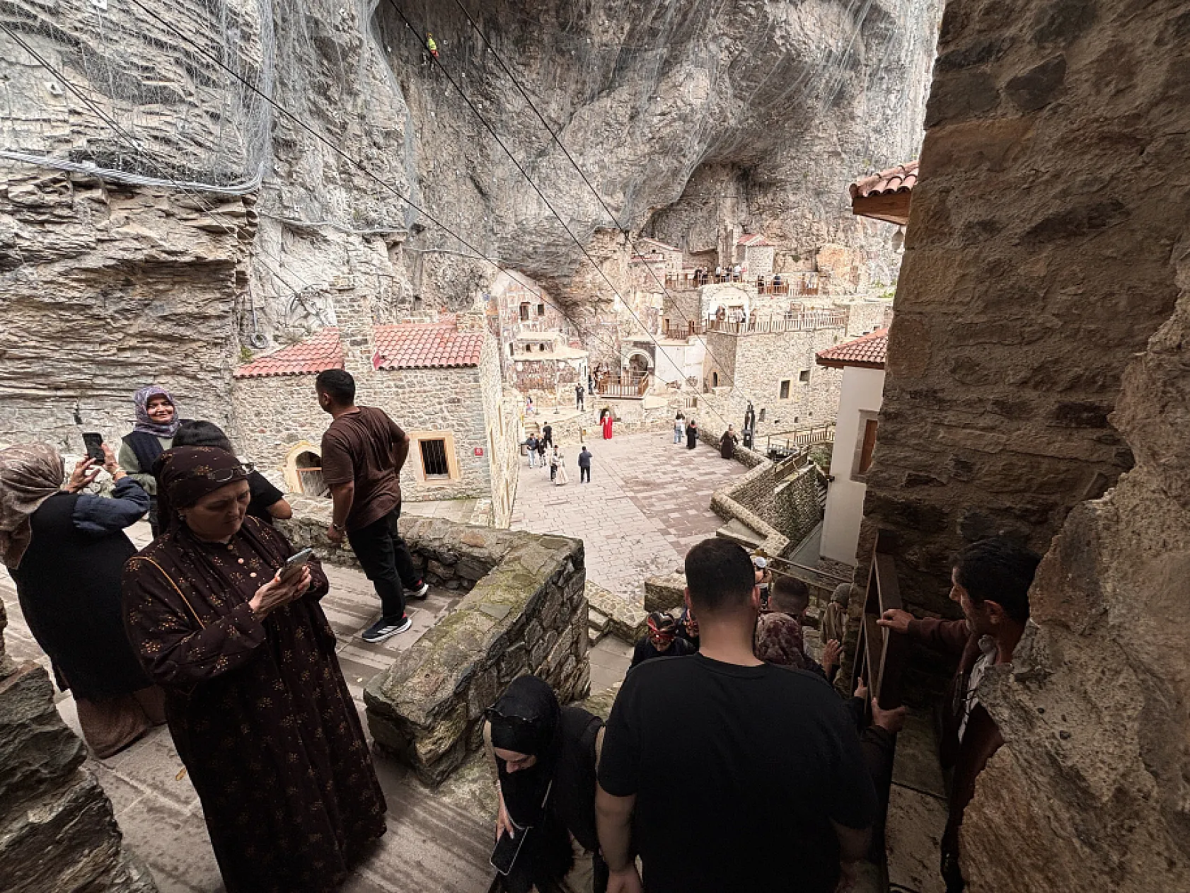 Sümela Manastırı'nda ziyaretçi rekoru