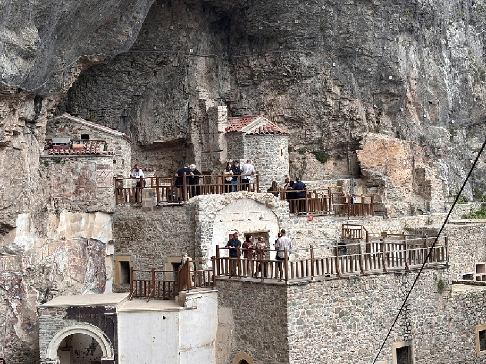 Sümela Manastırı'nda ziyaretçi rekoru