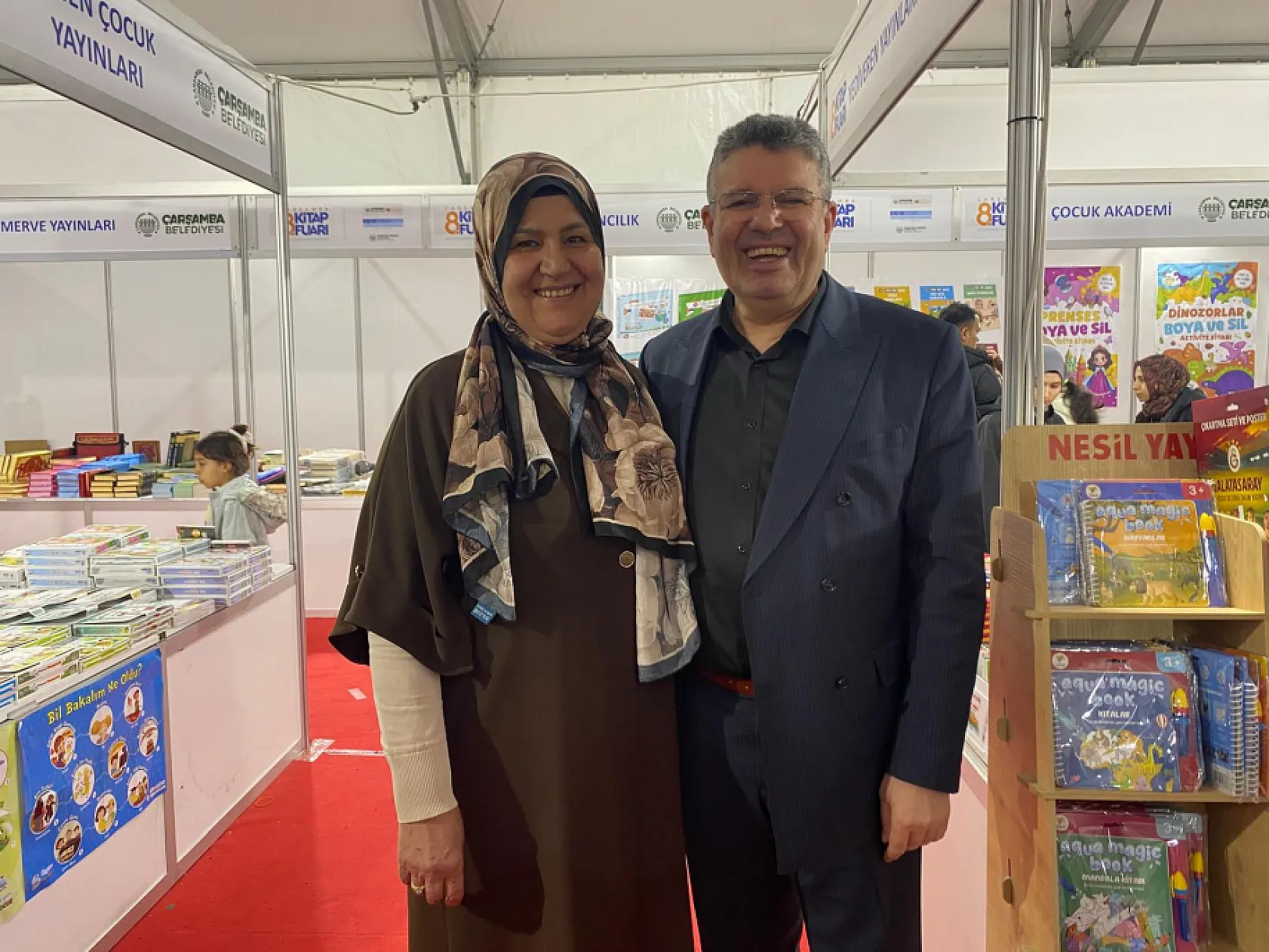 Samsun Çarşamba Kitap Fuarında Adalet ve aile buluştu