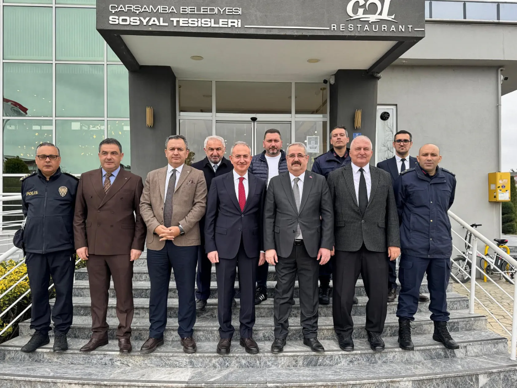 Çarşamba protokolü bayramda bir araya geldi
