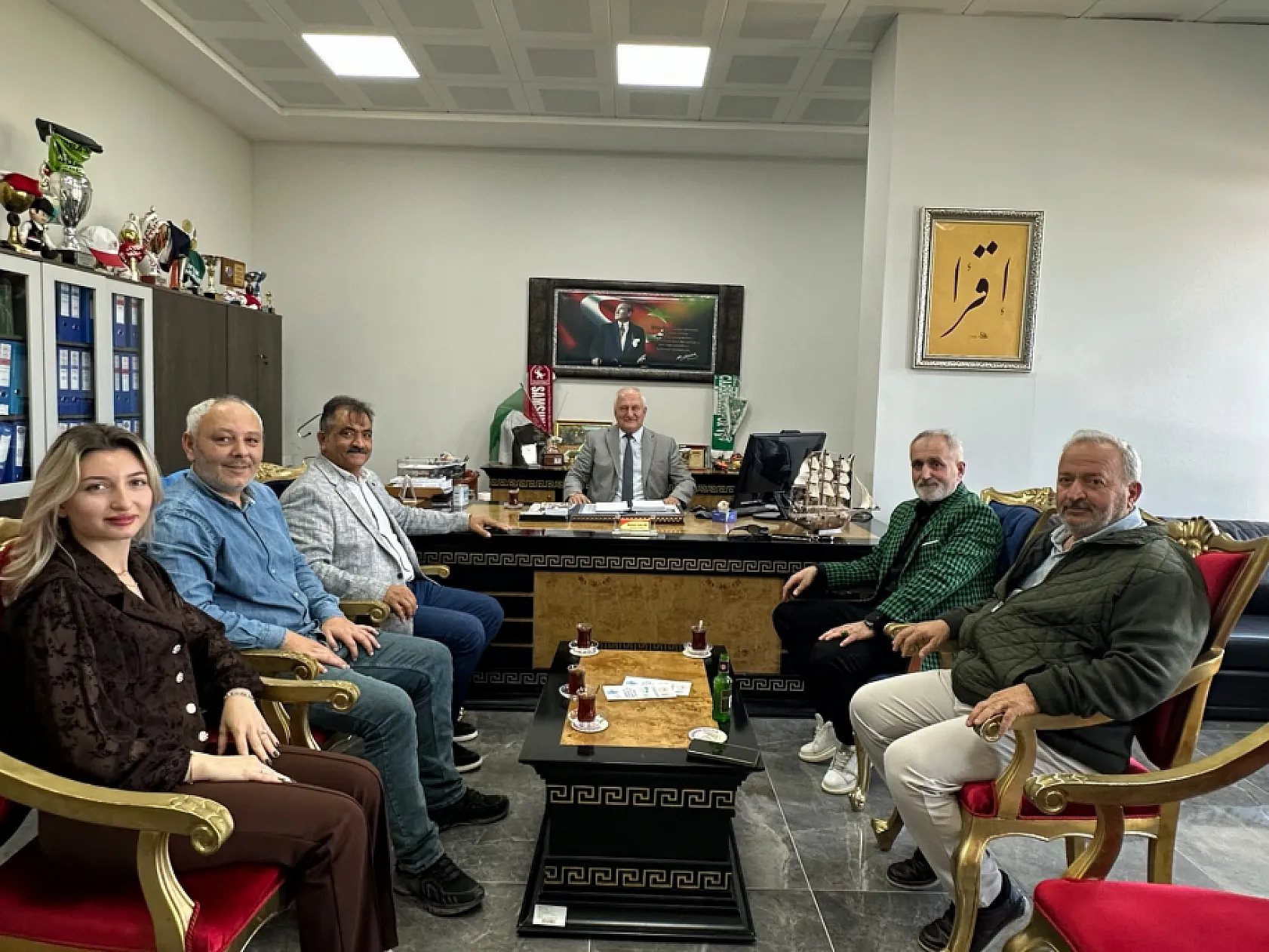 Yeşilırmak Gazeteciler Cemiyeti'nden kurum ziyaretleri
