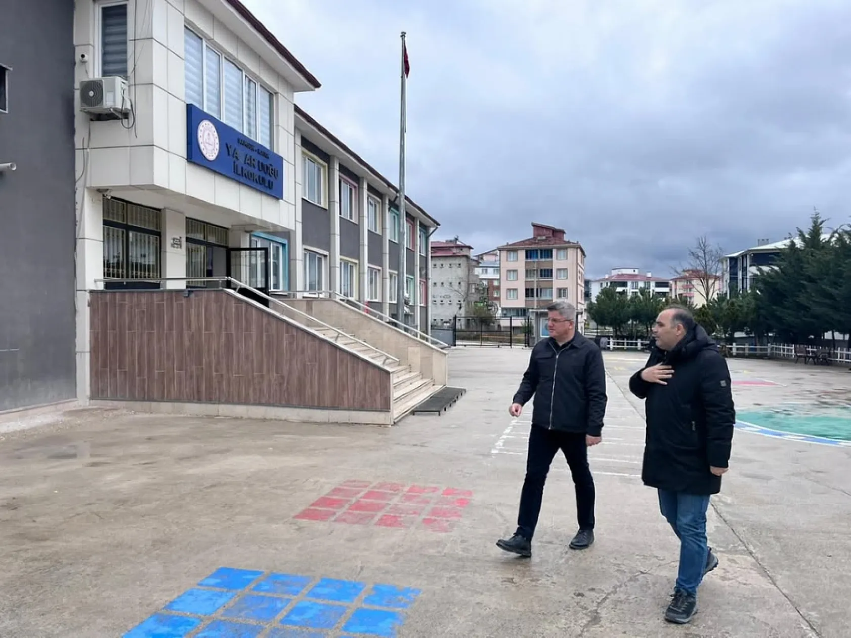 Samsun'un Kavak ilçesinde eğitim yatırımları yerinde incelendi