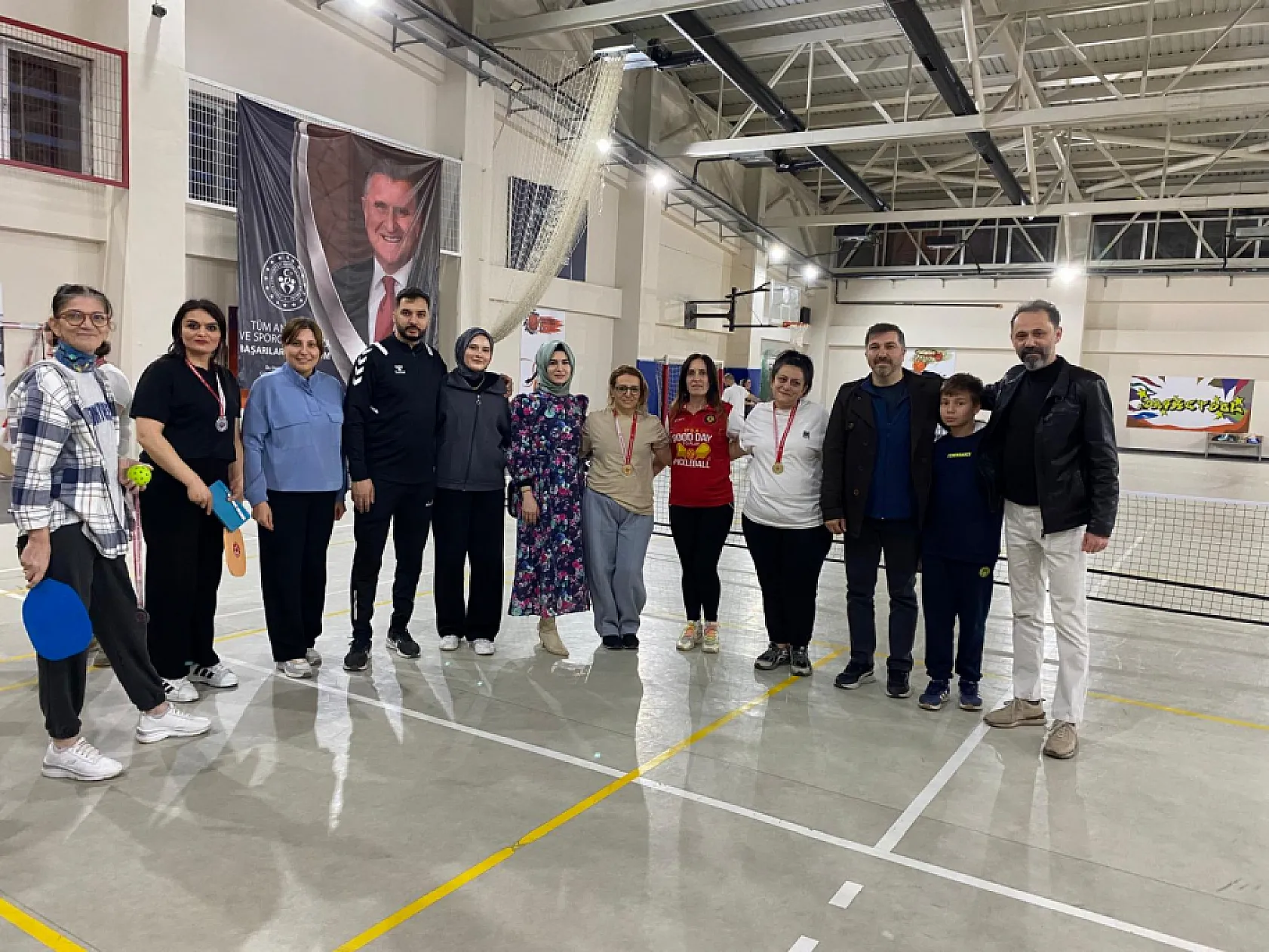 2026 Yeşilay Pickleball İşitme Engelliler Şampiyonası Atakum'da gerçekleştirildi