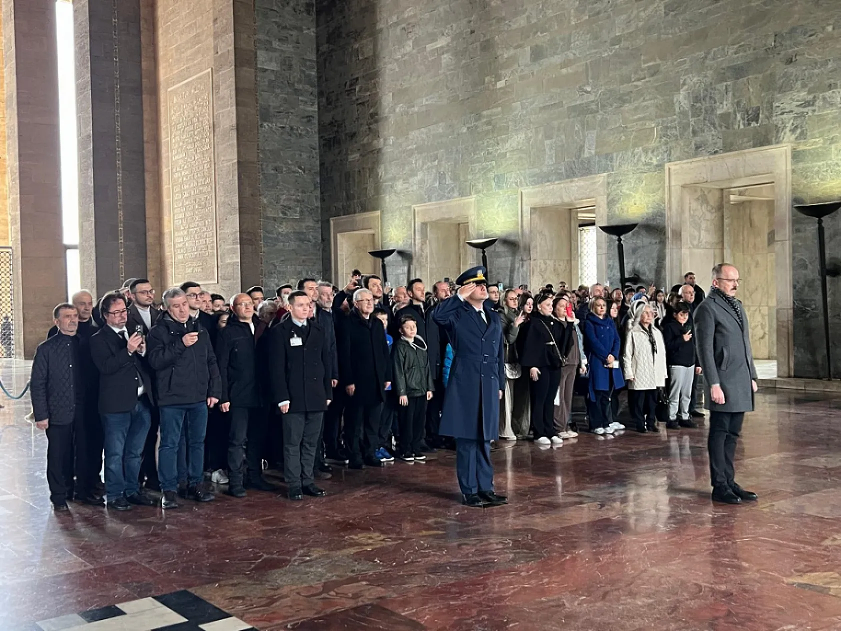 Samsunlu mübadillerden Anıtkabir'de 103. yıl çıkartması