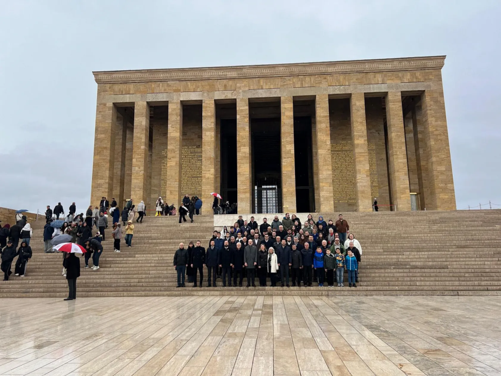 Samsunlu mübadillerden Anıtkabir'de 103. yıl çıkartması