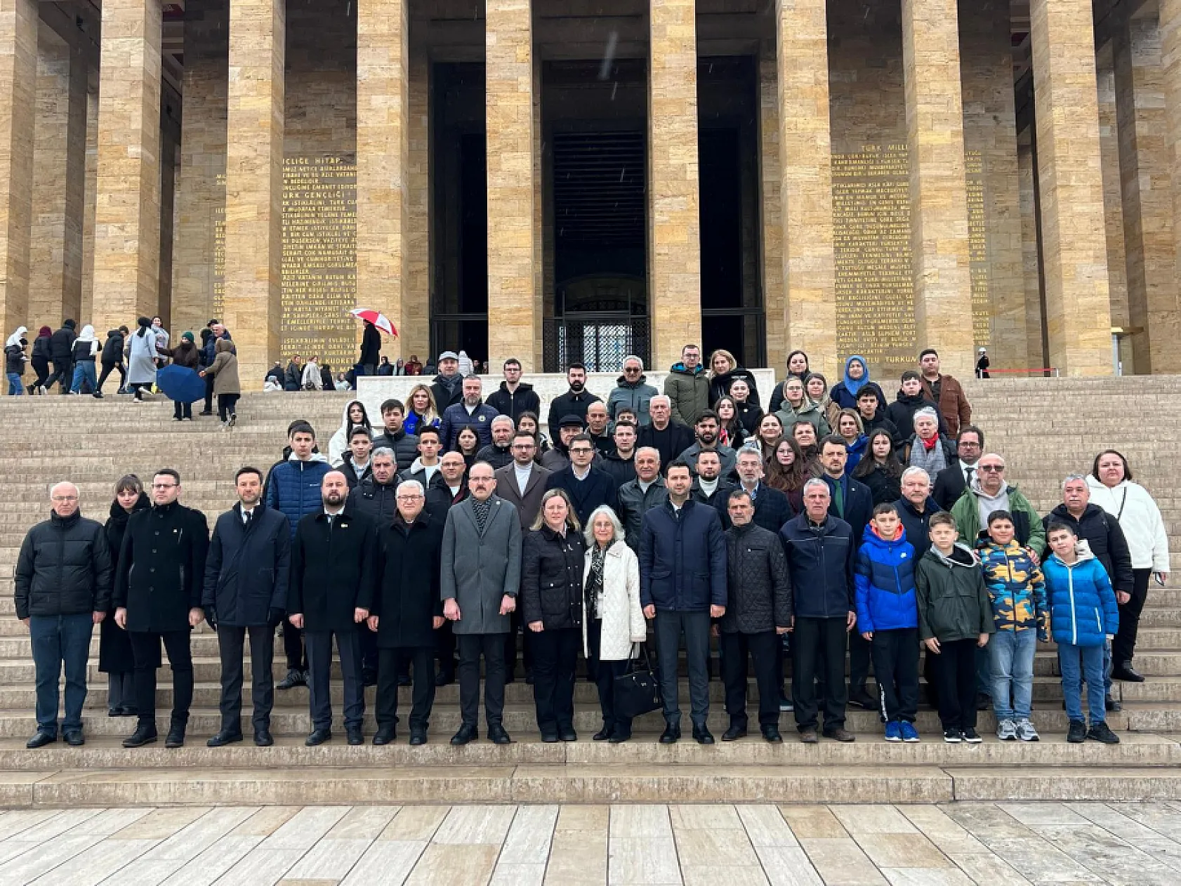 Samsunlu mübadillerden Anıtkabir'de 103. yıl çıkartması