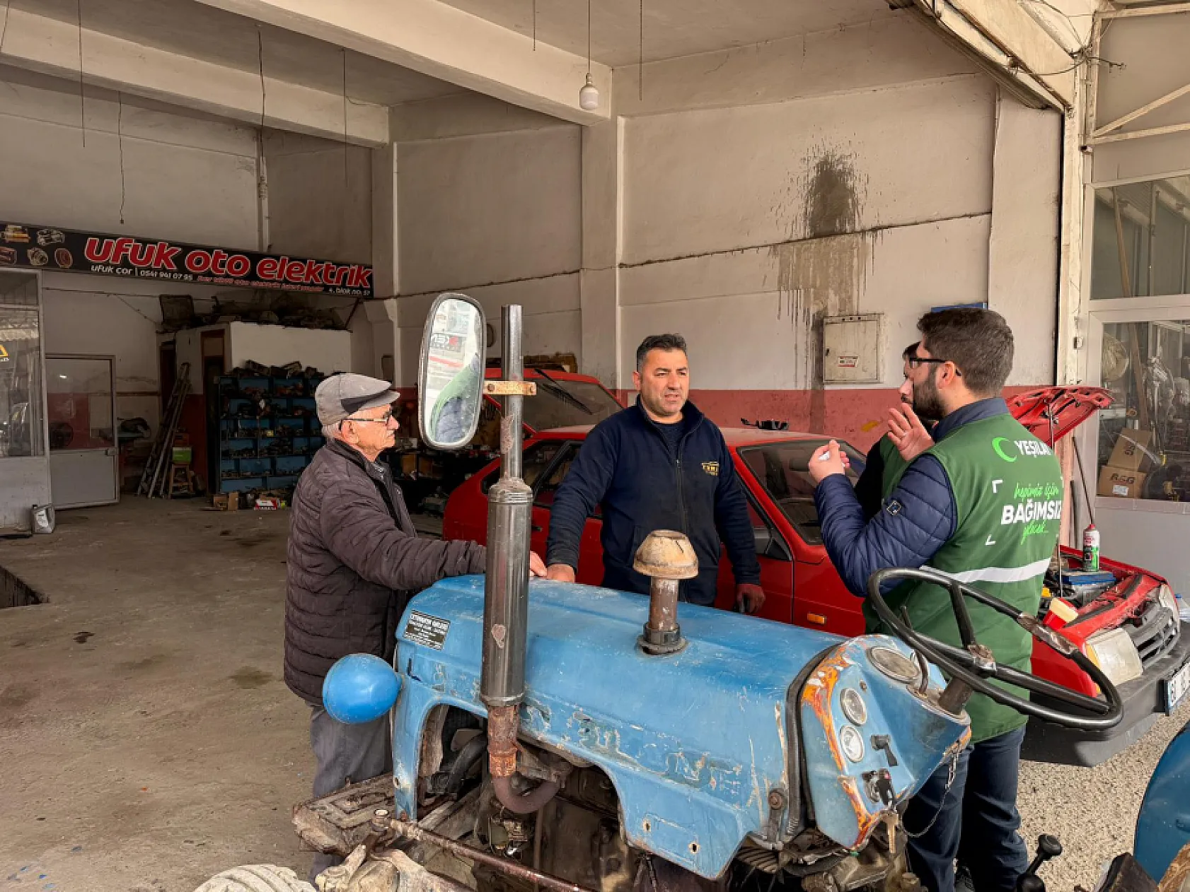 Bağımlılığa karşı sahadayız projesi Alaçam'da sürüyor