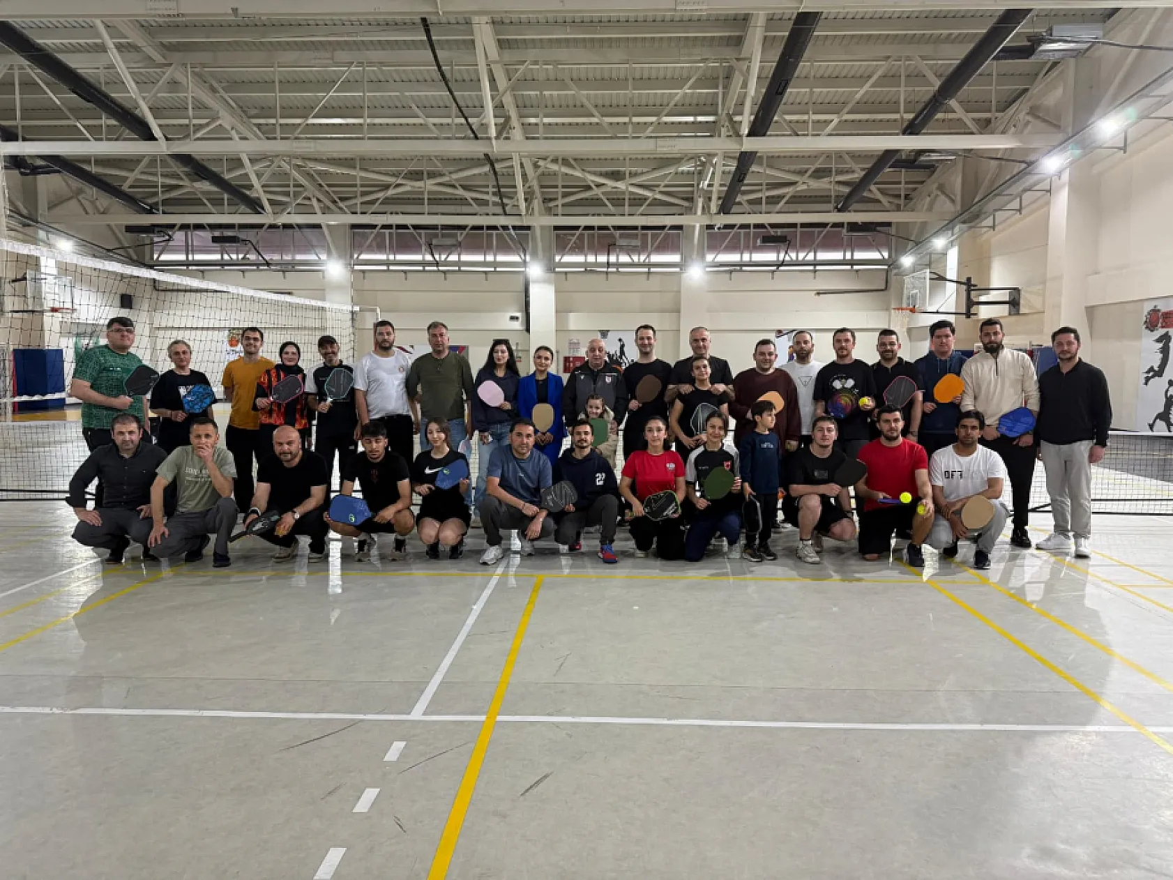Samsun'da dezenformasyona karşı pickleball etkinliği düzenlendi