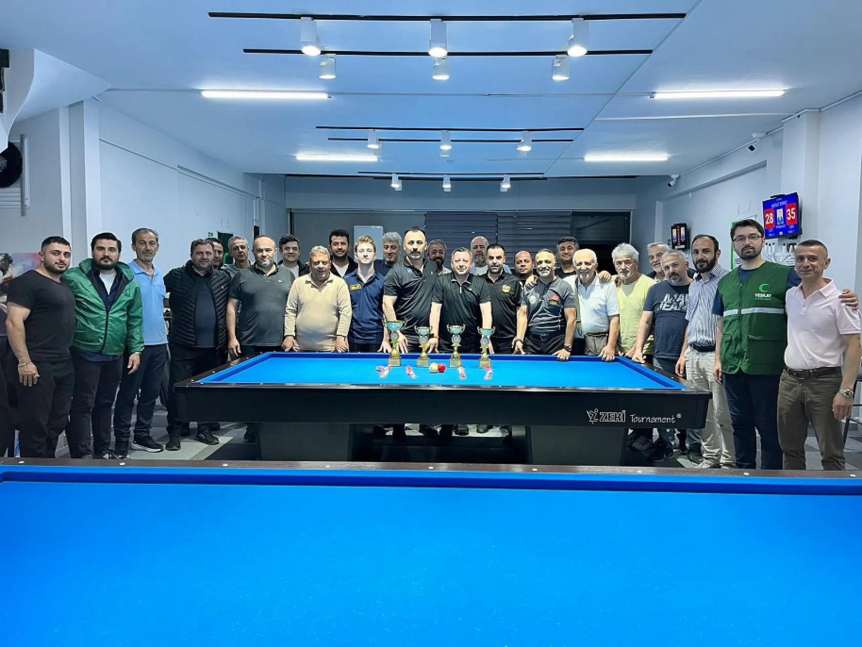Yeşilay Karadeniz Bölgesi 3 Bant Bilardo Şampiyonası Samsun'da tamamlandı