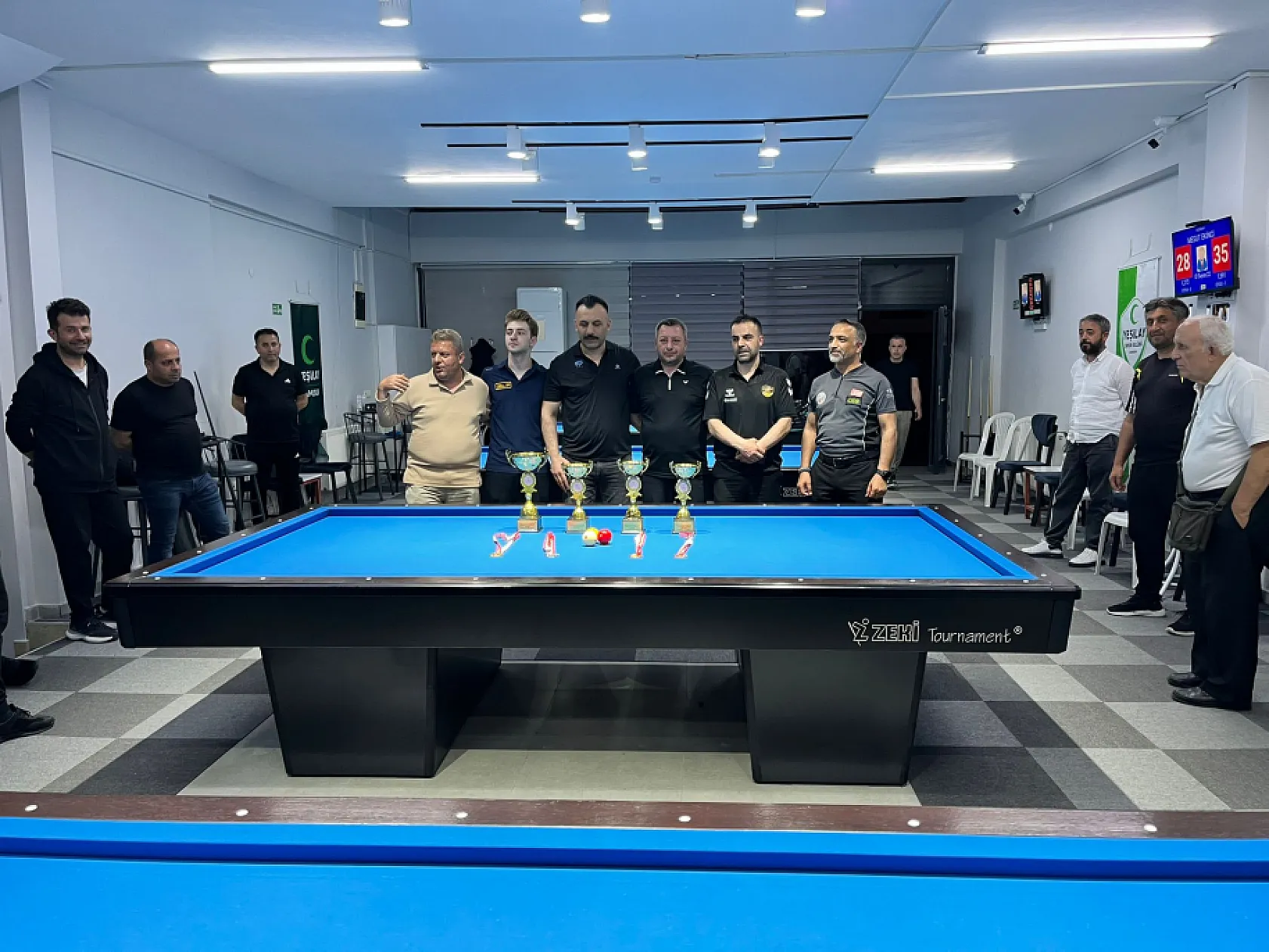 Yeşilay Karadeniz Bölgesi 3 Bant Bilardo Şampiyonası Samsun'da tamamlandı