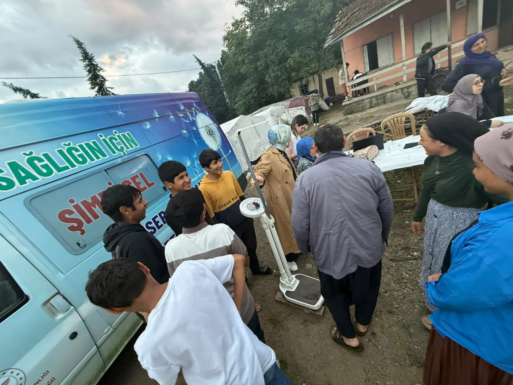 Çarşamba Eğridere'de mevsimlik tarım işçilerine sağlık taraması