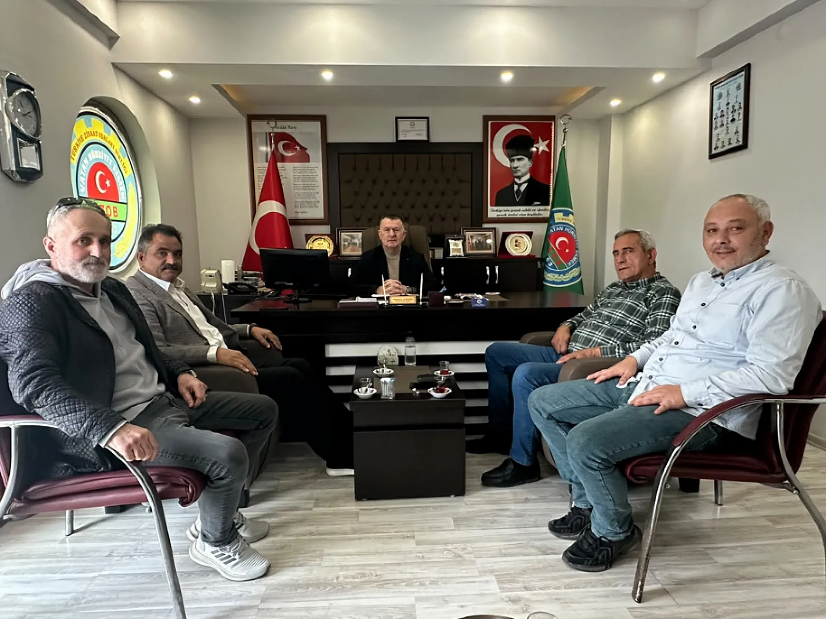 Yeşilırmak Gazeteciler Cemiyeti'nden kurum ziyaretleri