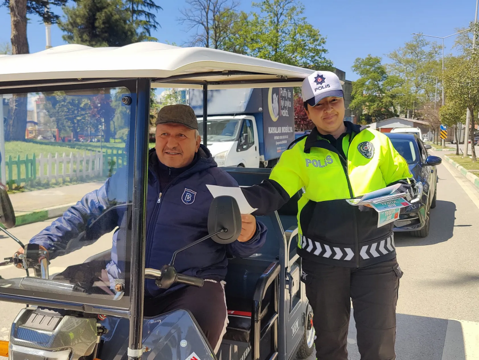 Çarşamba'da trafik haftası bilgilendirmesi