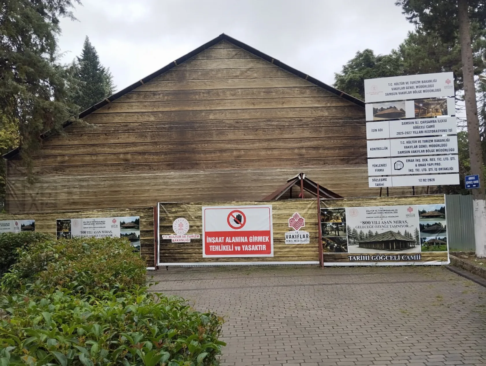 8,5 asırlık Göğceli çivisiz camii geleceğe hazırlanıyor