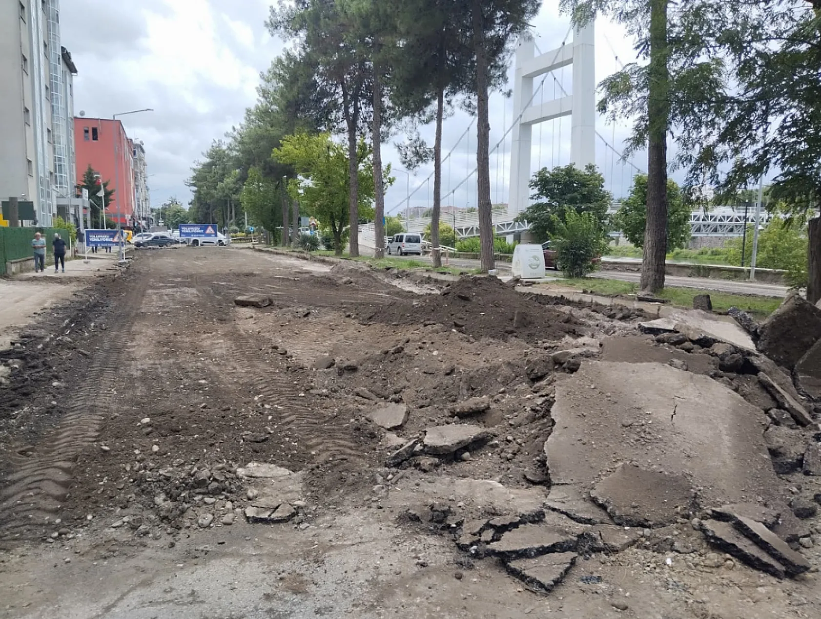 Çarşamba Doğu Yaka'da altyapı ve asfalt hamlesi: Birlikte çalışma gayreti meyvesini verdi!